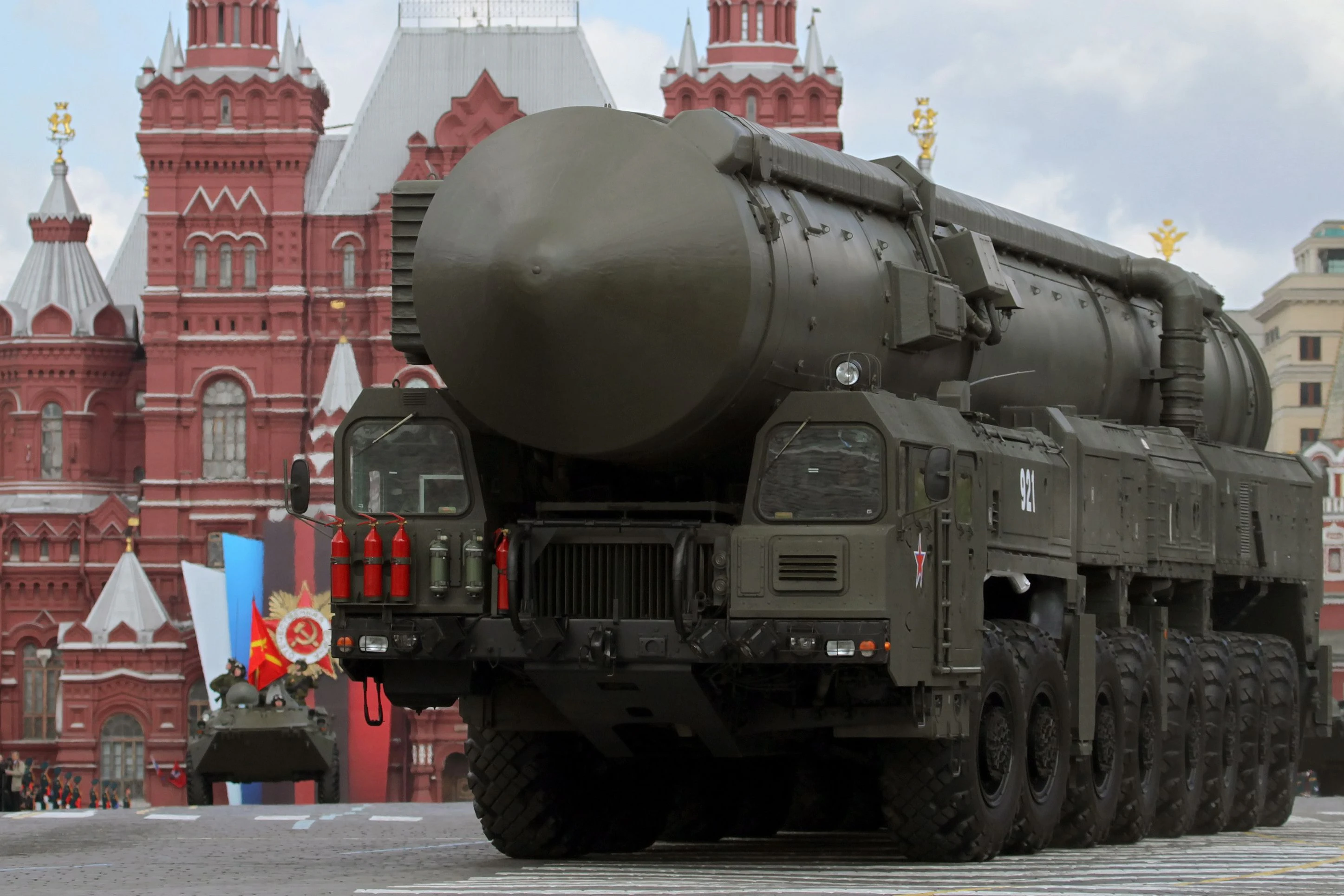 Russland demonstriert seine Macht: Nuklearrakete vom Typ Topol-M.