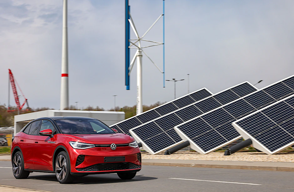Ein Elektroauto von VW