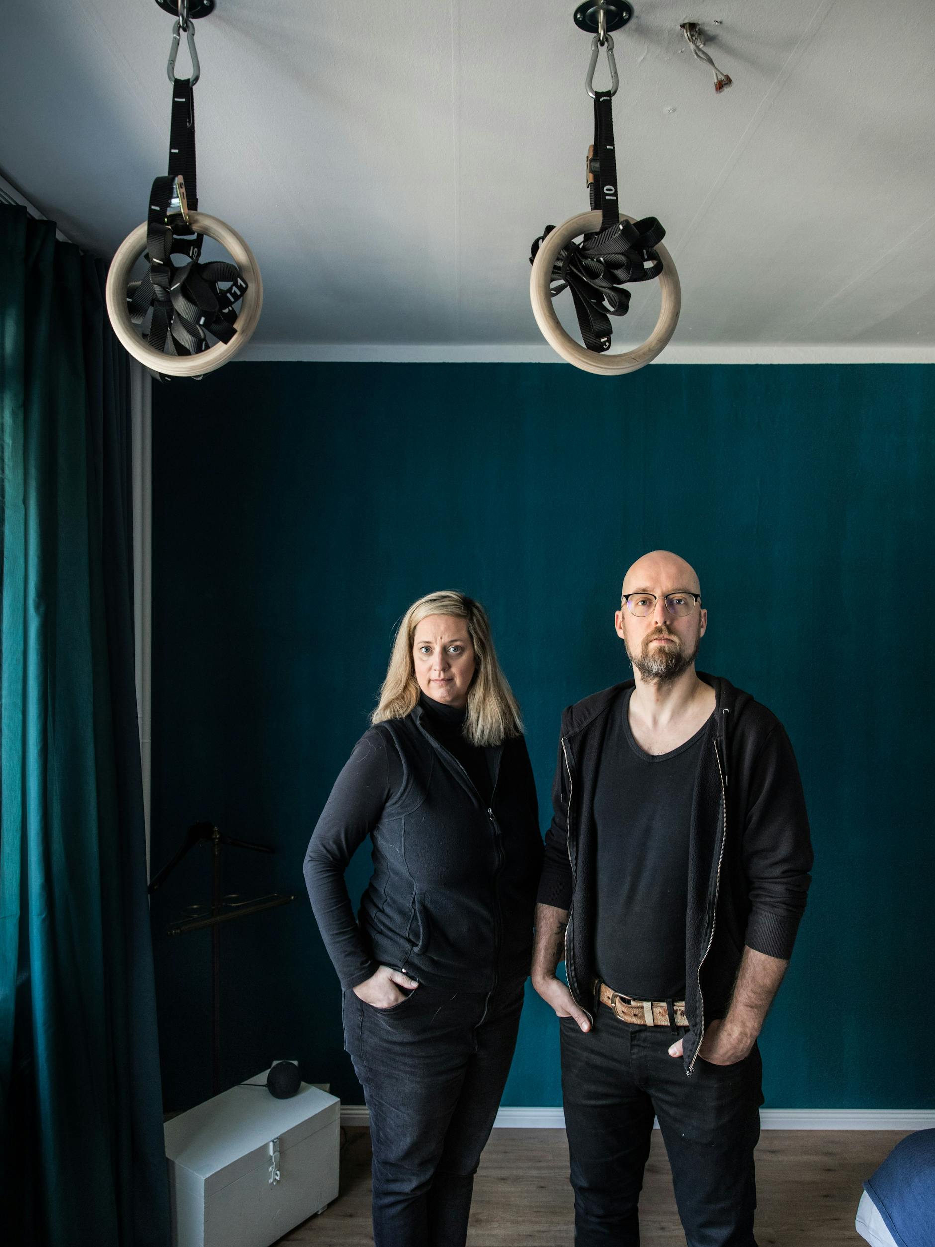 Die Decken aus Beton halten auch das Training von Marcus Jehne aus.