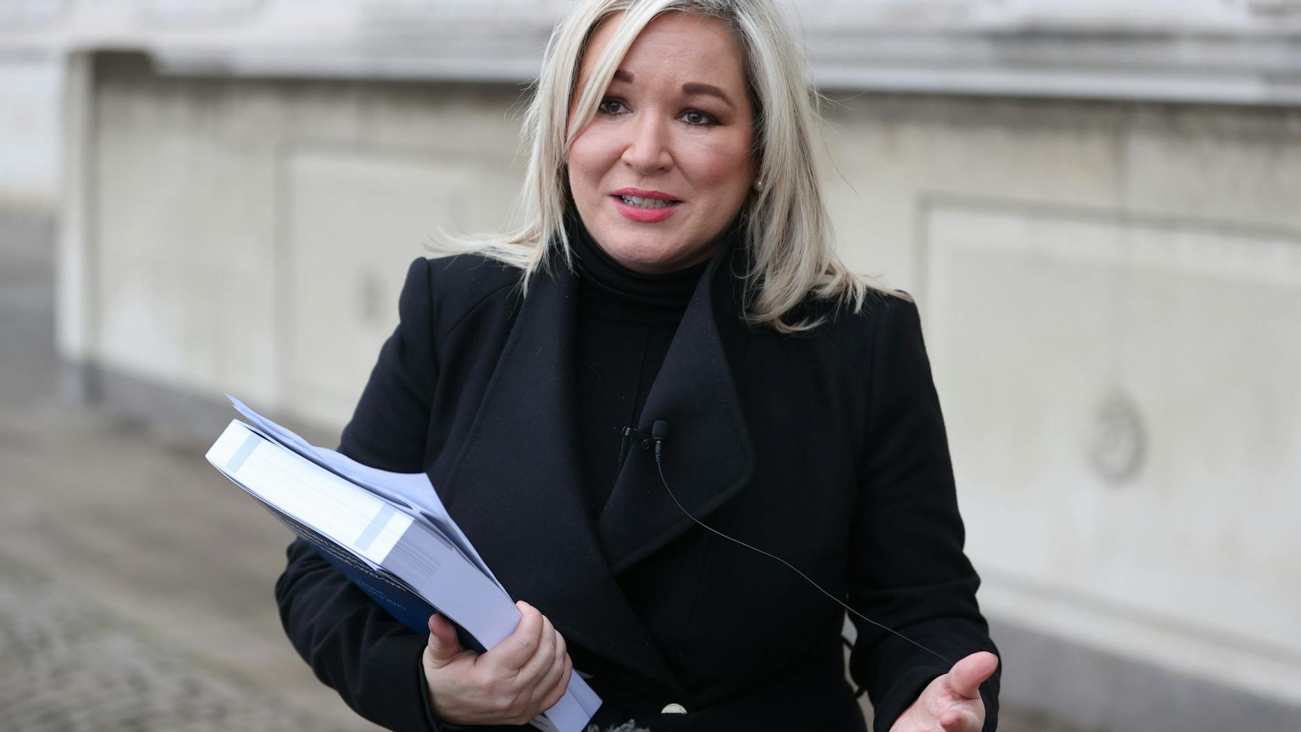 Michelle O'Neill strebt mit ihrer Partei Sinn Fein ein Referendum an, ob die Nordiren Teil der Republik Irland werden wollen.