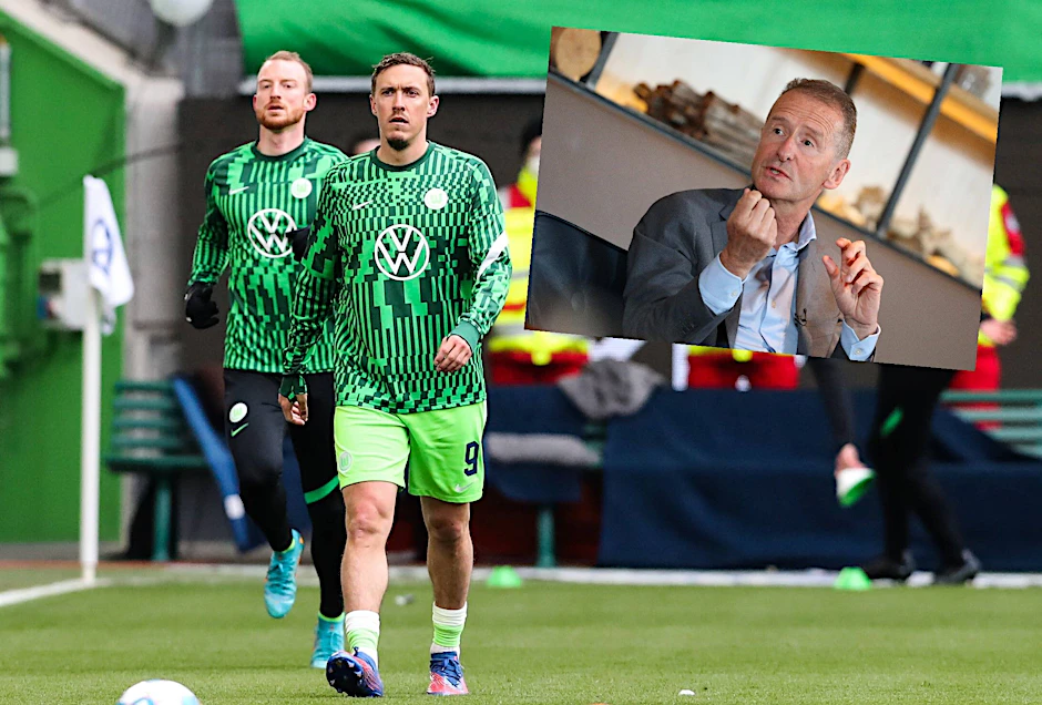 VW-Chef Herbert Diess kritisiert die Leistungen von Ex-Union-Star und Wolfsburg-Zugang Max Kruse (M.) und seinen VfL-Kollegen.
