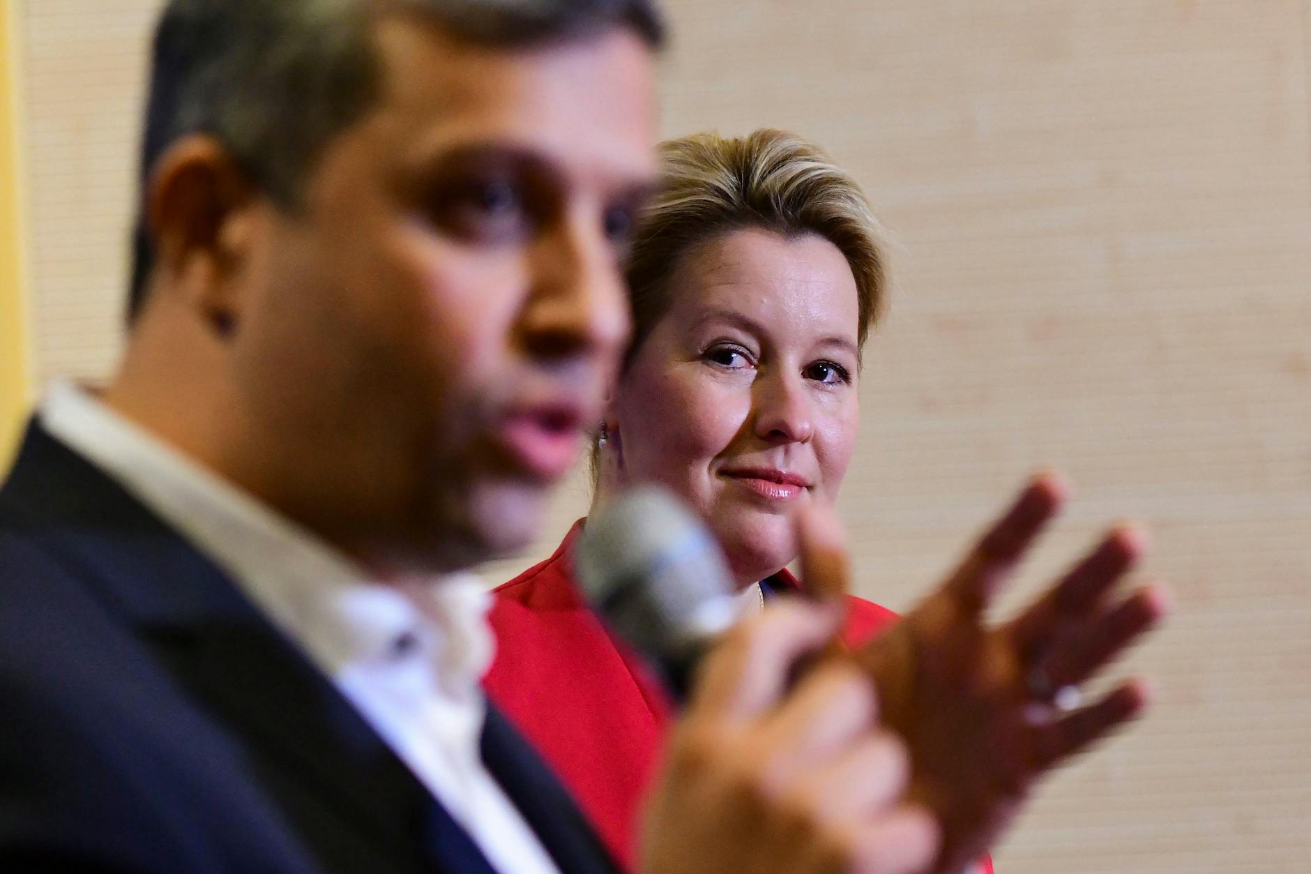 Doppelspitze: Raed Saleh und Franziska Giffey