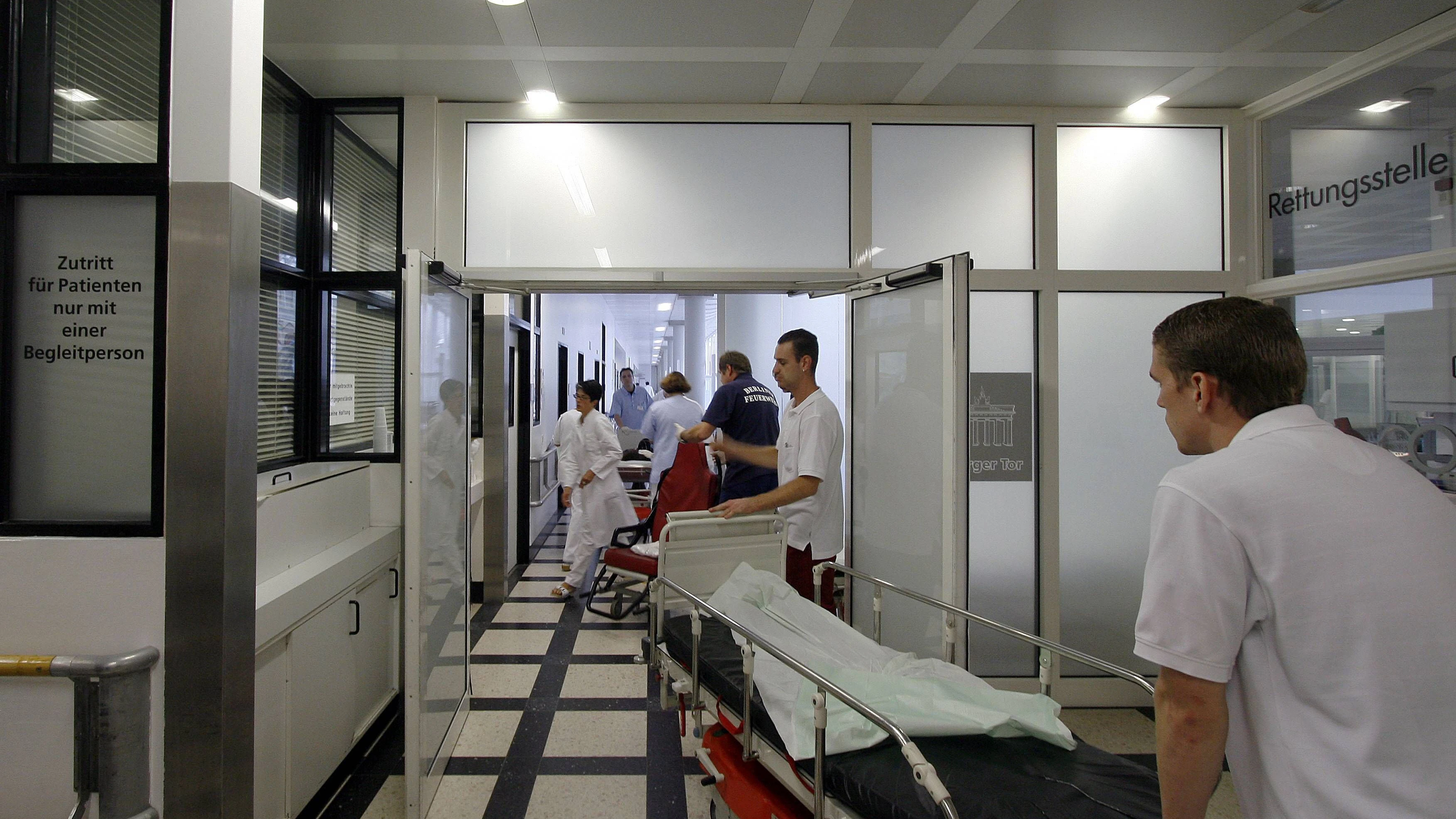 Die Rettungsstelle am Vivantes-Klinikum in Berlin-Neukölln.