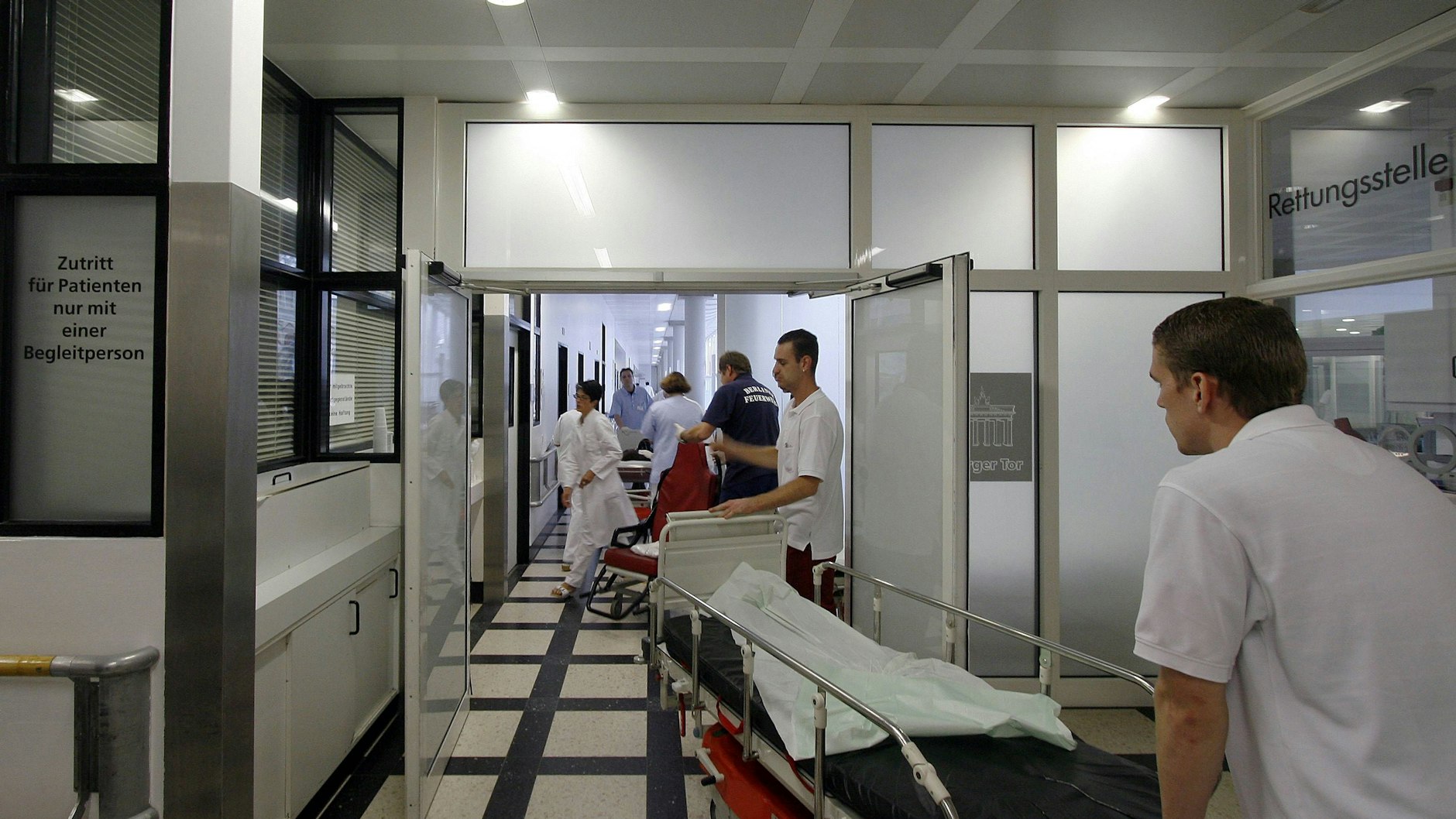 Die Rettungsstelle am Vivantes-Klinikum in Berlin-Neukölln.