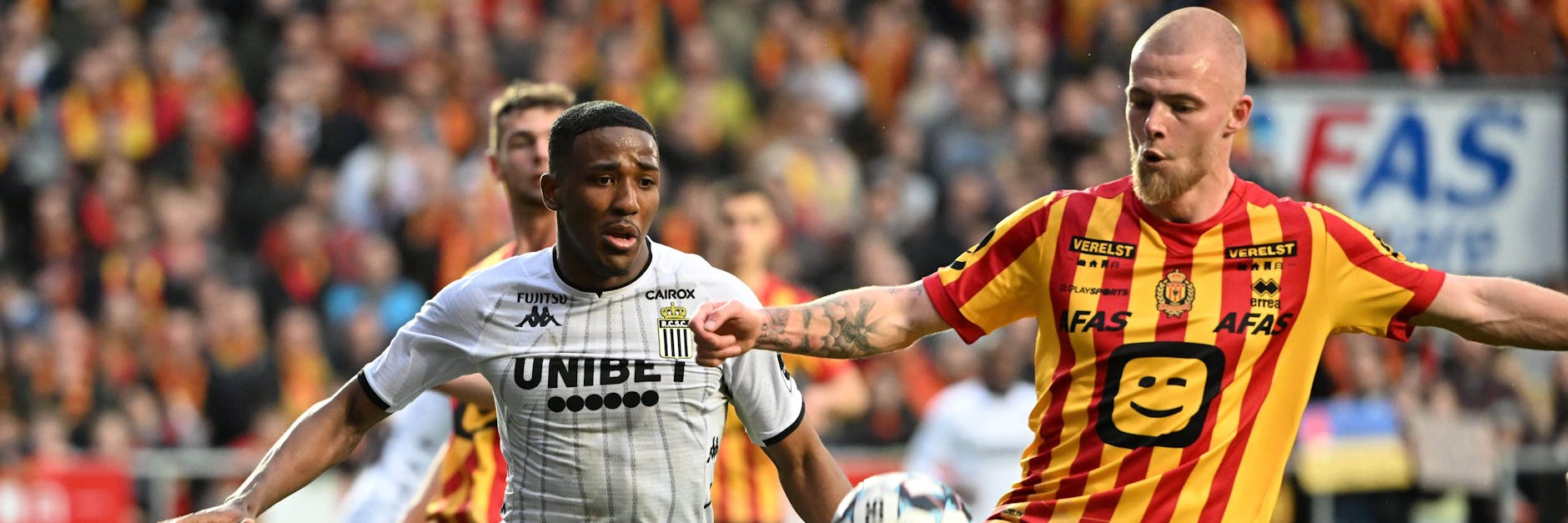 Rick van Drongelen (r.), Leihgabe des 1. FC Union an den KV Mechelen, wurde in Belgien in einen tödlichen Verkehrsunfall verwickelt.