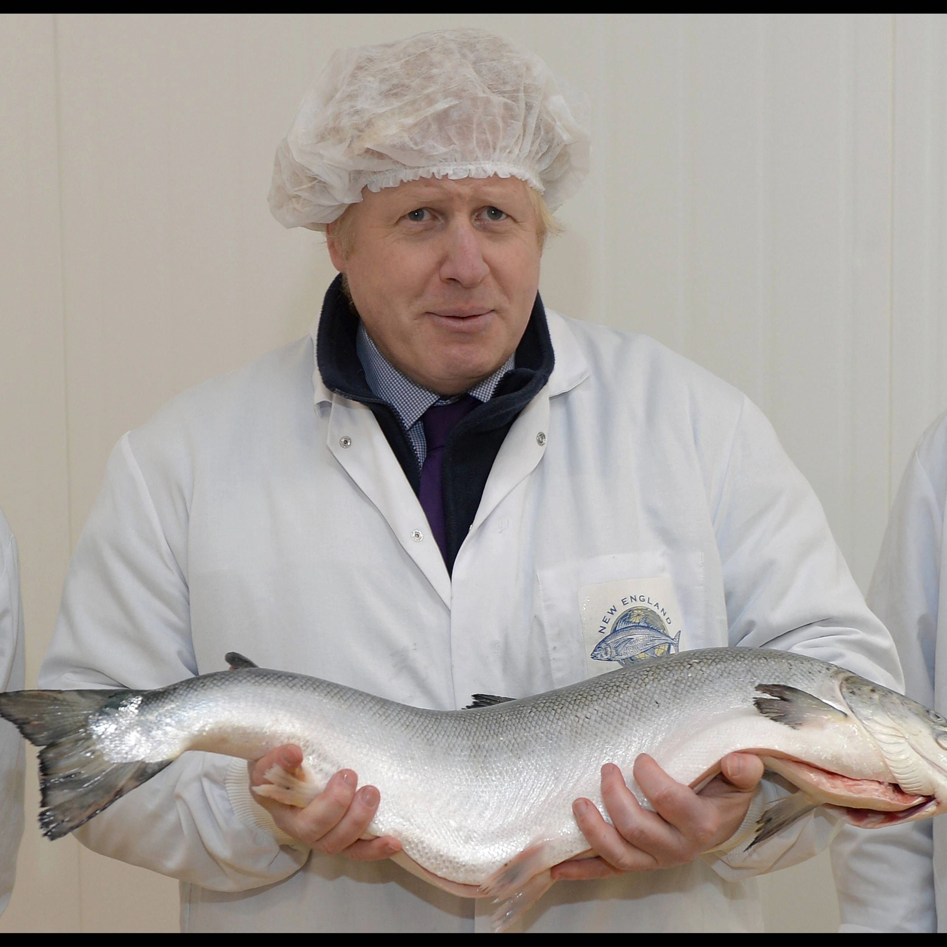 Alle lieben Lachs: auch der britische Premier Boris Johnson.