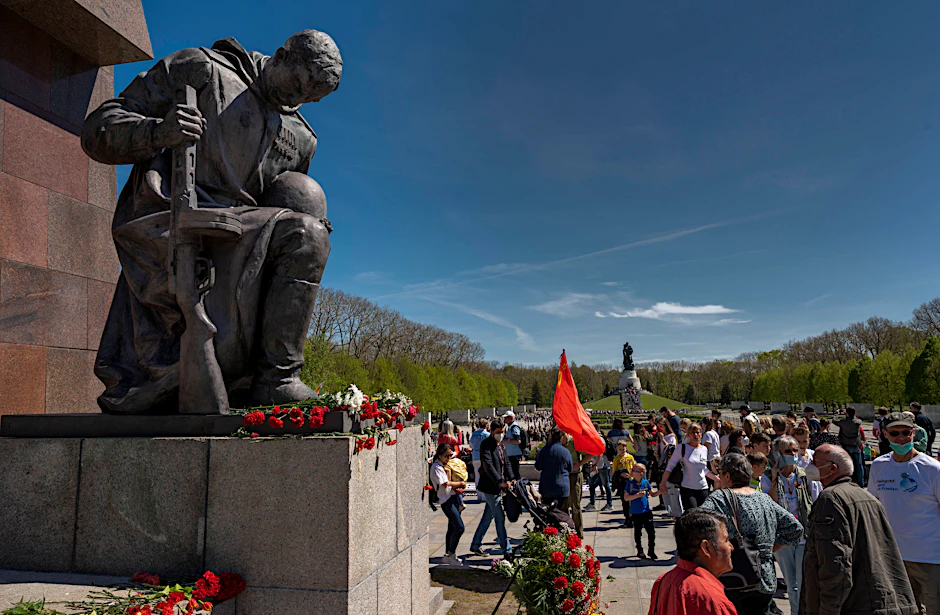 Sowjetisches Ehrenmal in Treptow: Am 9. Mai sind hier Dutzende Veranstaltungen geplant.