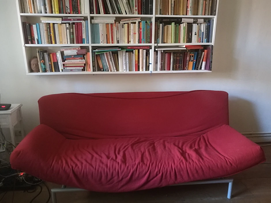 Das Gestell hat die Farbe der Hoffnung.