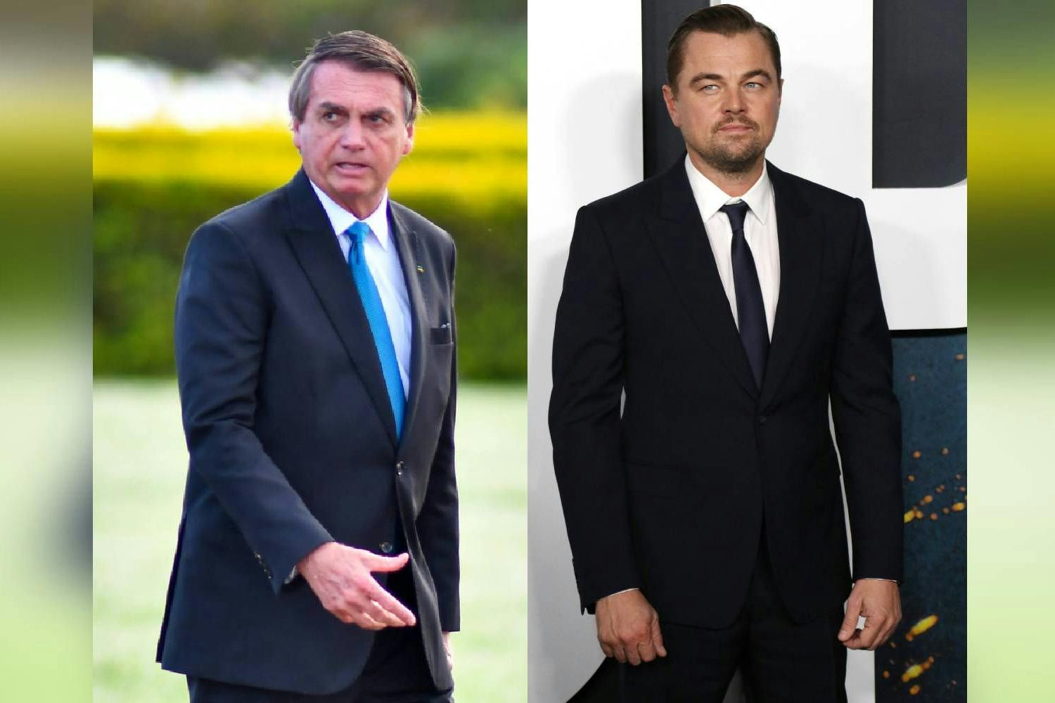 Haben Zoff auf Instagram: Brasiliens rechtsextremer Präsident Jair Bolsonaro und der Schauspieler Leonardo DiCaprio.