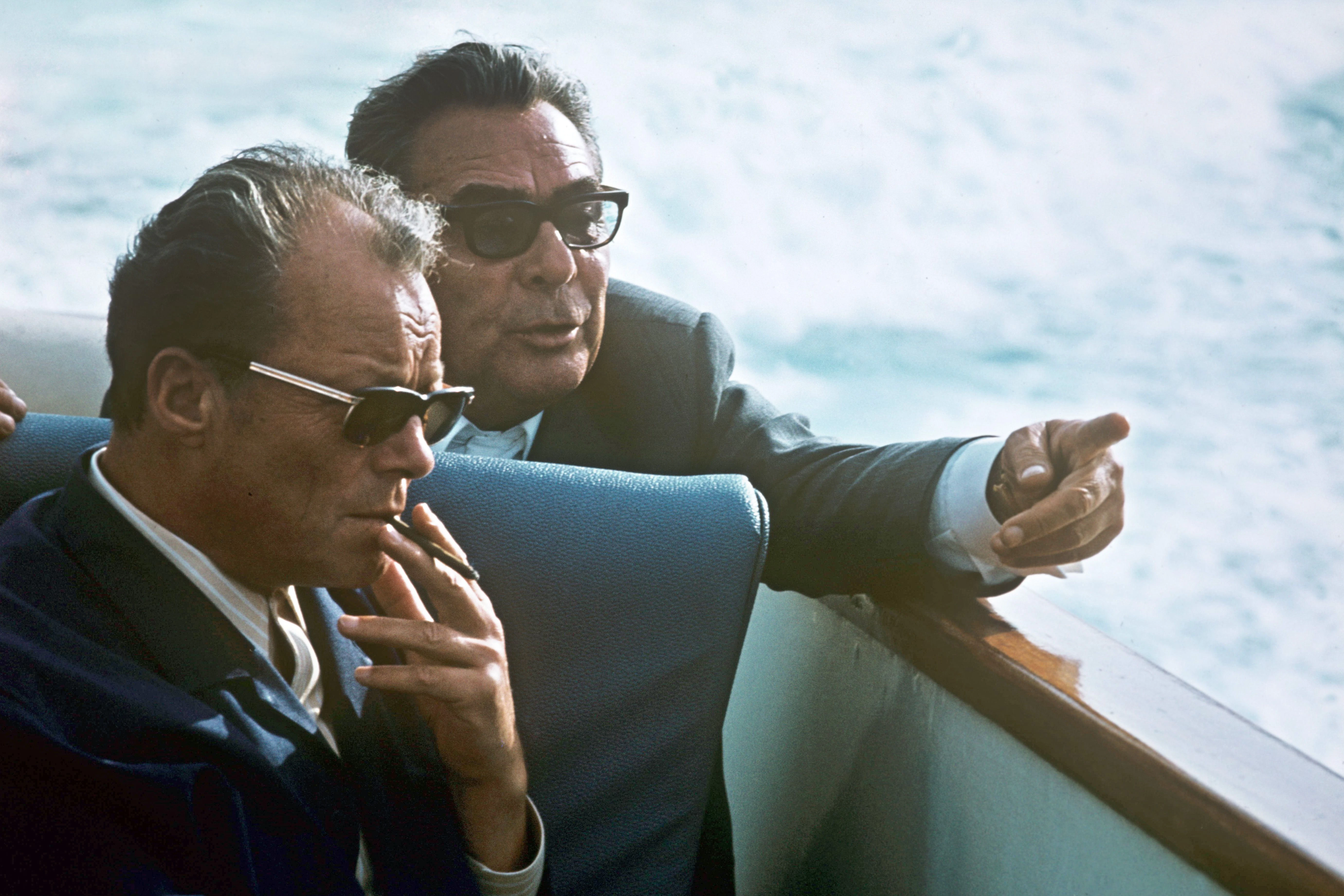 Willy Brandt mit Leonid Breschnew im Jahre 1971. Moskau gilt bis heute als Zentrum der Ostpolitik.