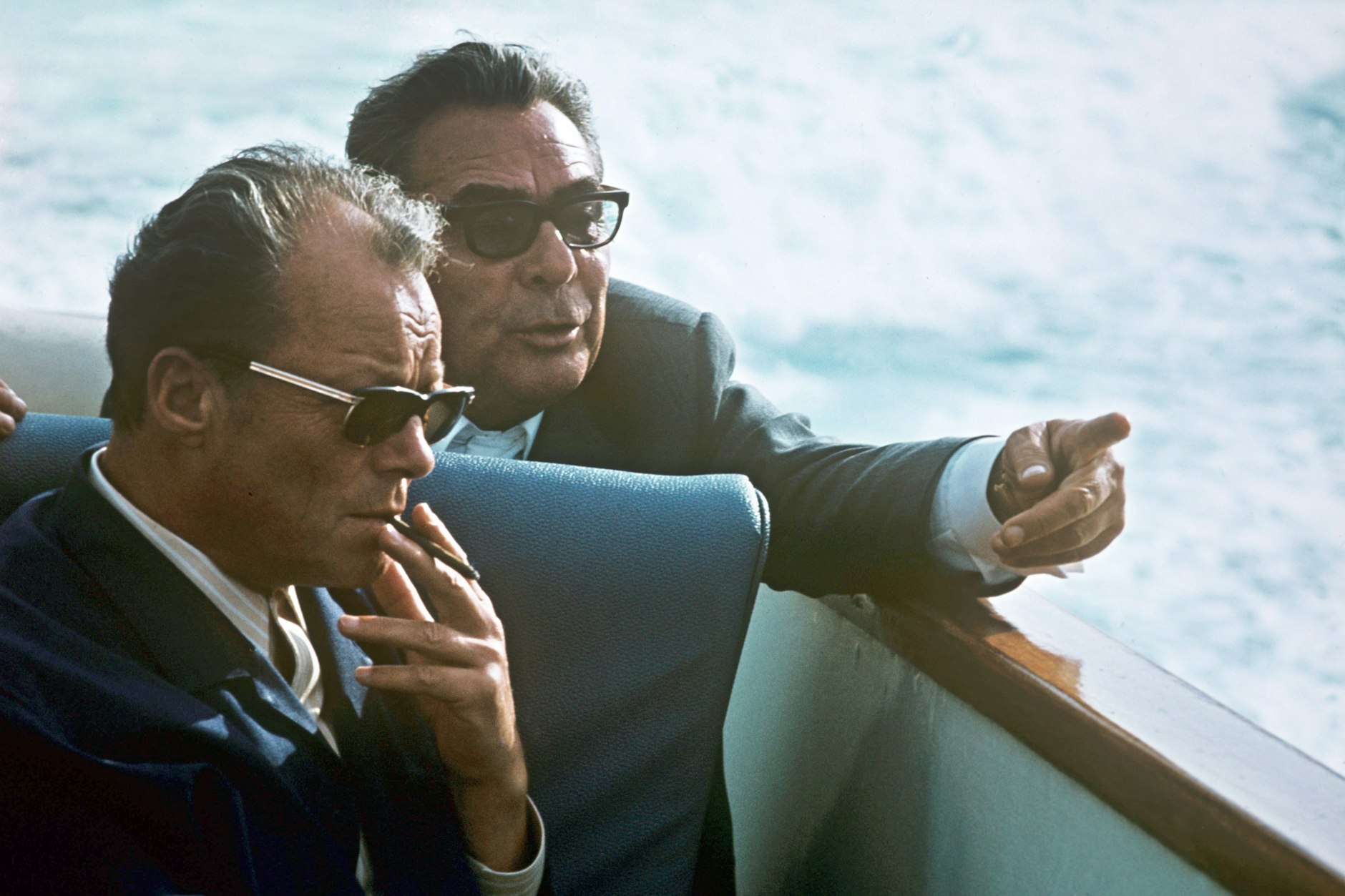 Willy Brandt mit Leonid Breschnew im Jahre 1971. Moskau gilt bis heute als Zentrum der Ostpolitik.