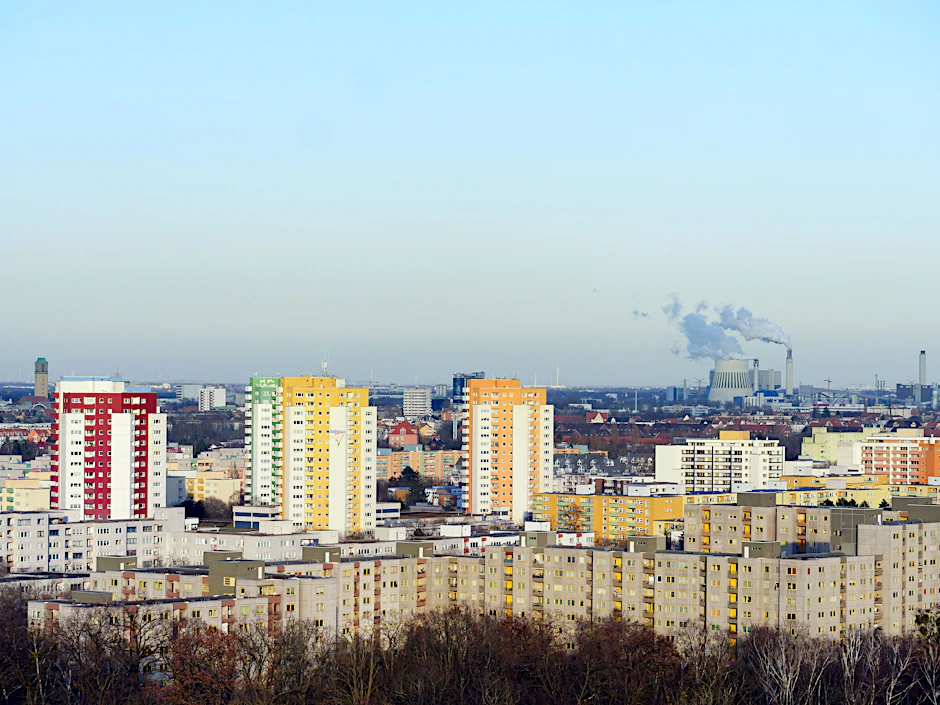 Blick über Staaken: Den Mietern der Gewobag drohte der Wohnungsverlust.