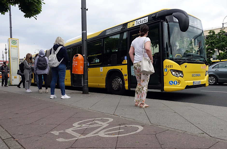 Ein wichtiger Teil der Mobilität in Berlin: einer von rund 1500 Bussen der BVG