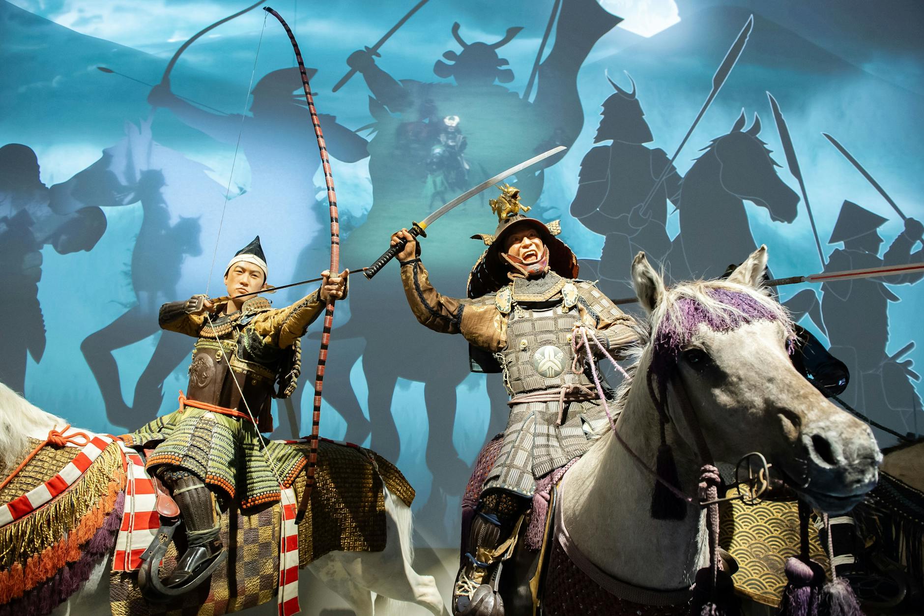 Exponate im Samurai-Museum
