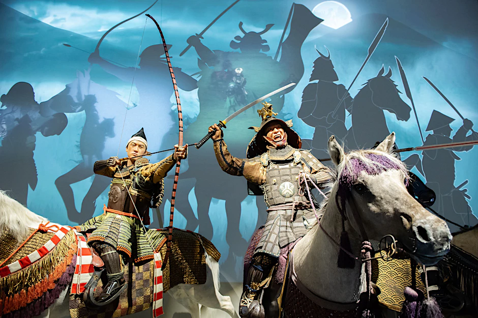 Exponate im Samurai-Museum
