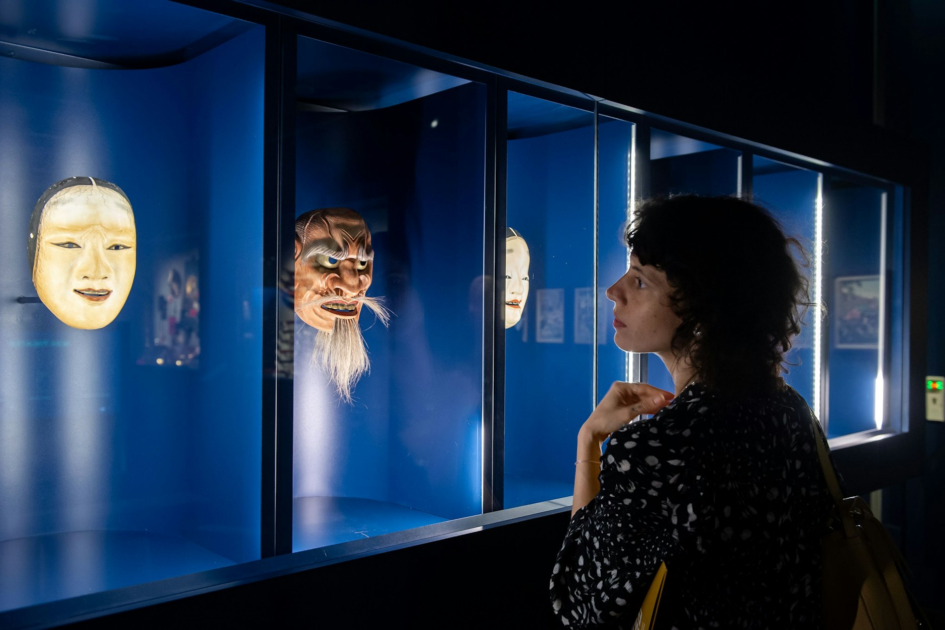 Japanische Noh-Theater-Masken