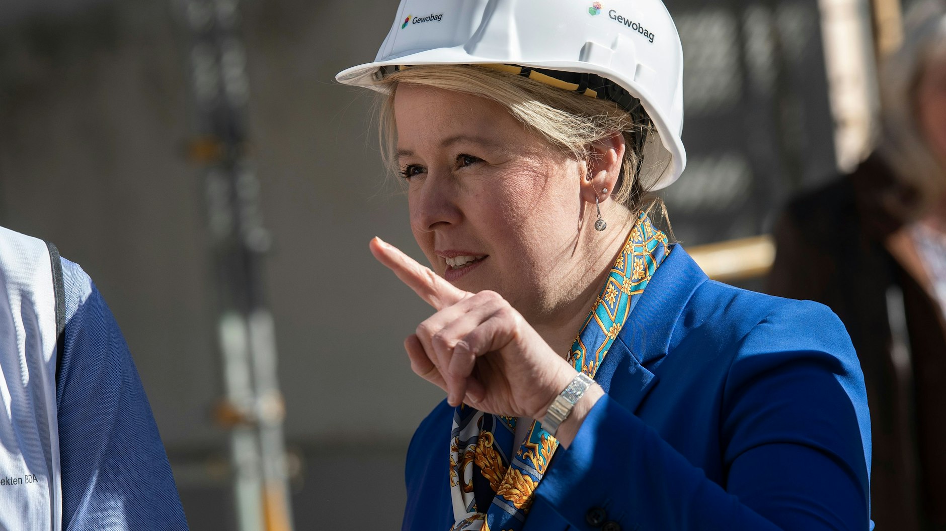 Franziska Giffey stellt sich als prominentestes Senatsmitglied gegen die Enteignung von Wohnungsbaugesellschaften.