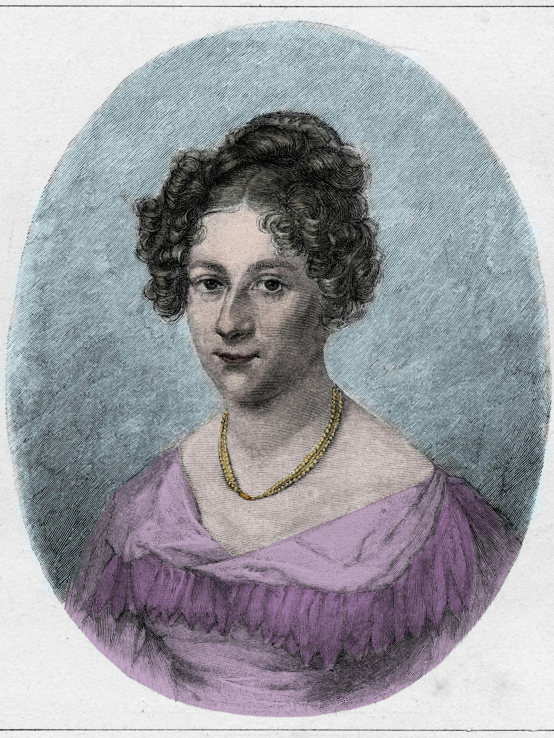 Eine Zeichnung der Rahel Varnhagen von Ense um 1810