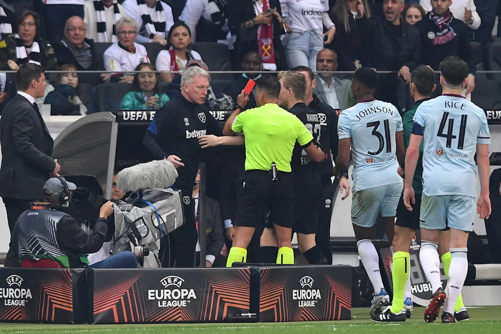 Skandal bei Frankfurts Euro-Party: West Hams Coach David Moyes sah Rot, weil er Balljungen abschießen wollte