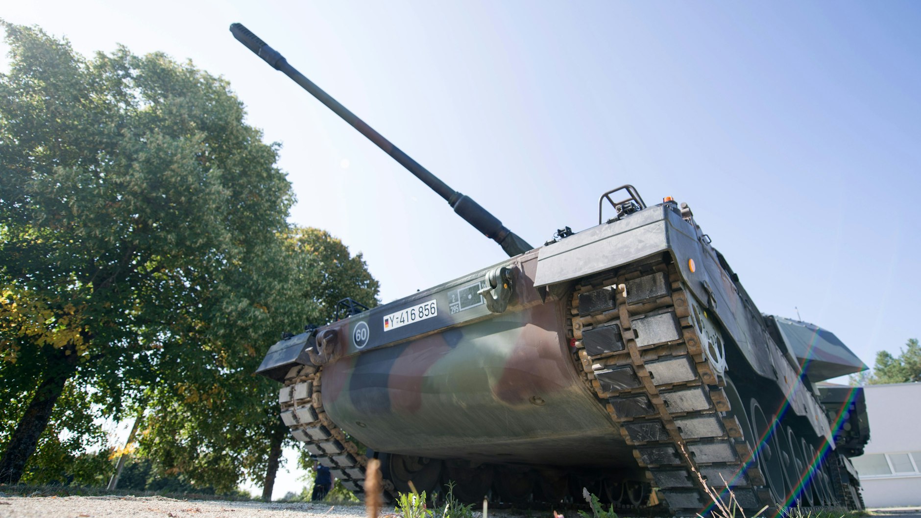 Eine Panzerhaubitze 2000.