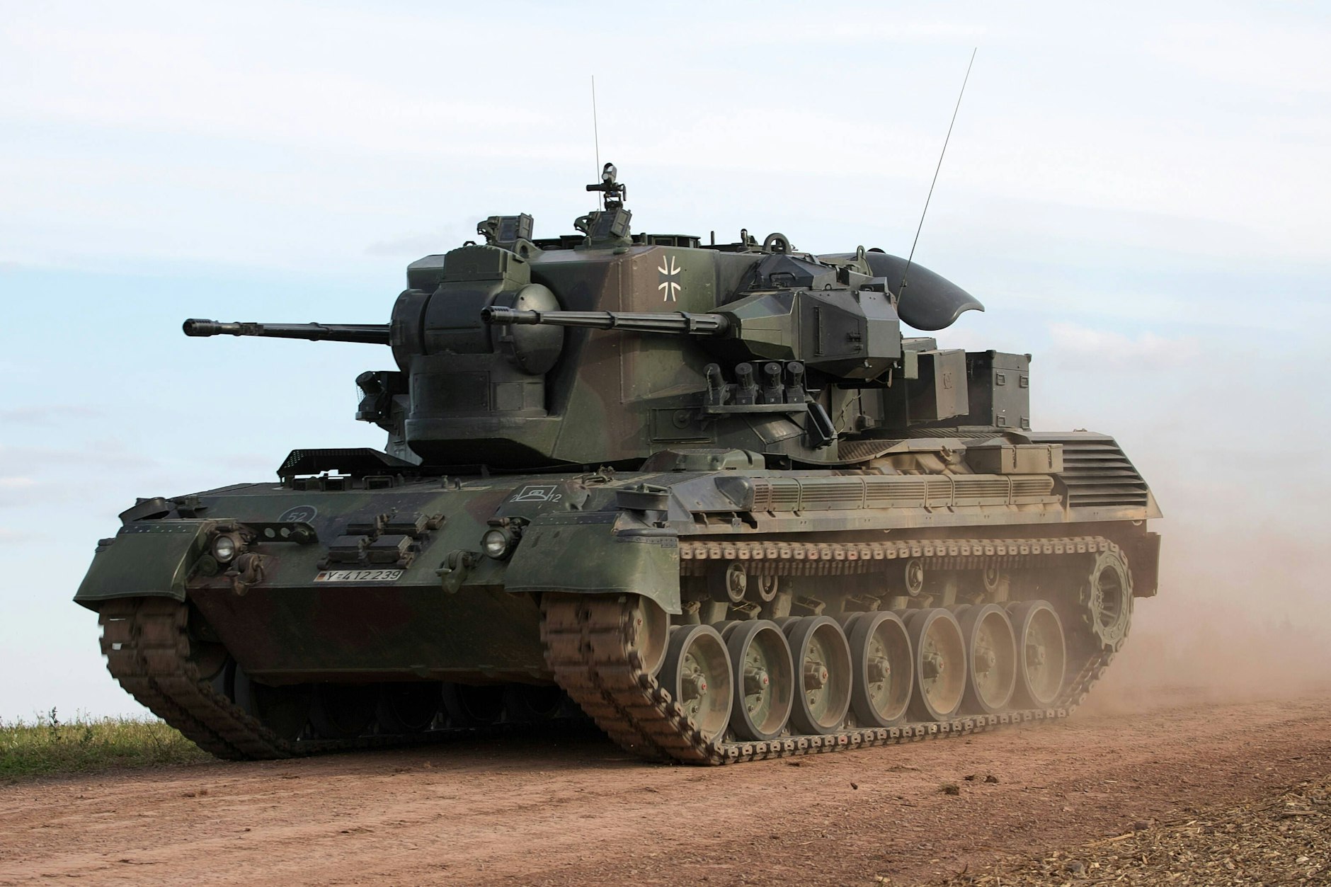 Allein 50 Gepard-Panzer sollen an die Front in der Ukraine transportiert werden.