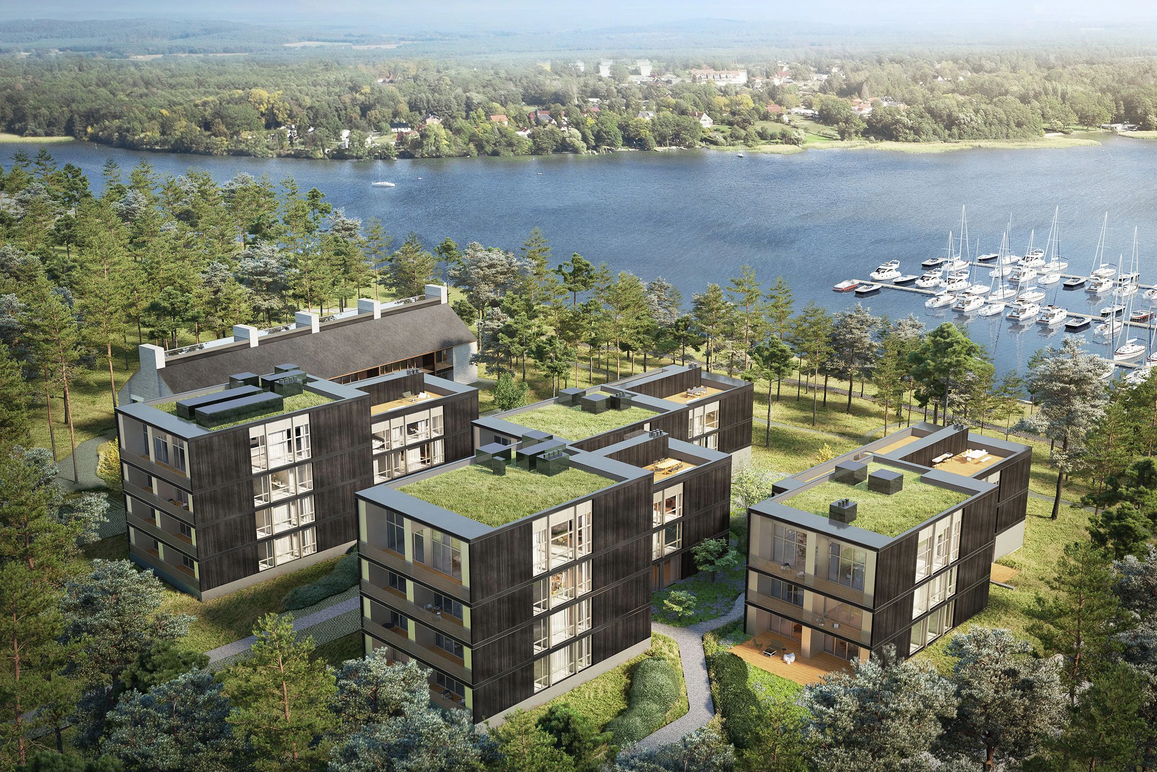 Gekonntes Namedropping: Für den Komplex verpflichtete man das Architekturbüro David Chipperfield.