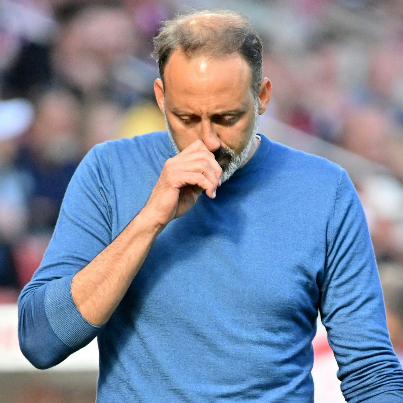 Stuttgarts Trainer Pellegrino Matarazzo ist für Markus Babbel viel zu nett zu den Spielern.