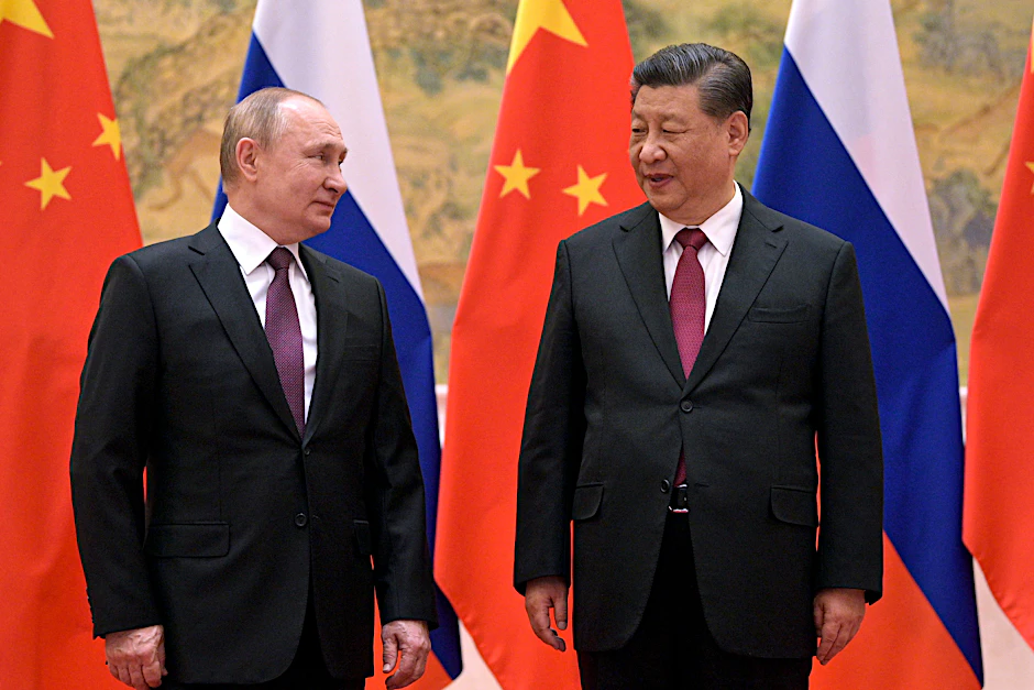 Putin und Chinas Präsident&nbsp;Xi Jinping: Das Land ist nach wie vor bereit, russisches Öl zu kaufen.