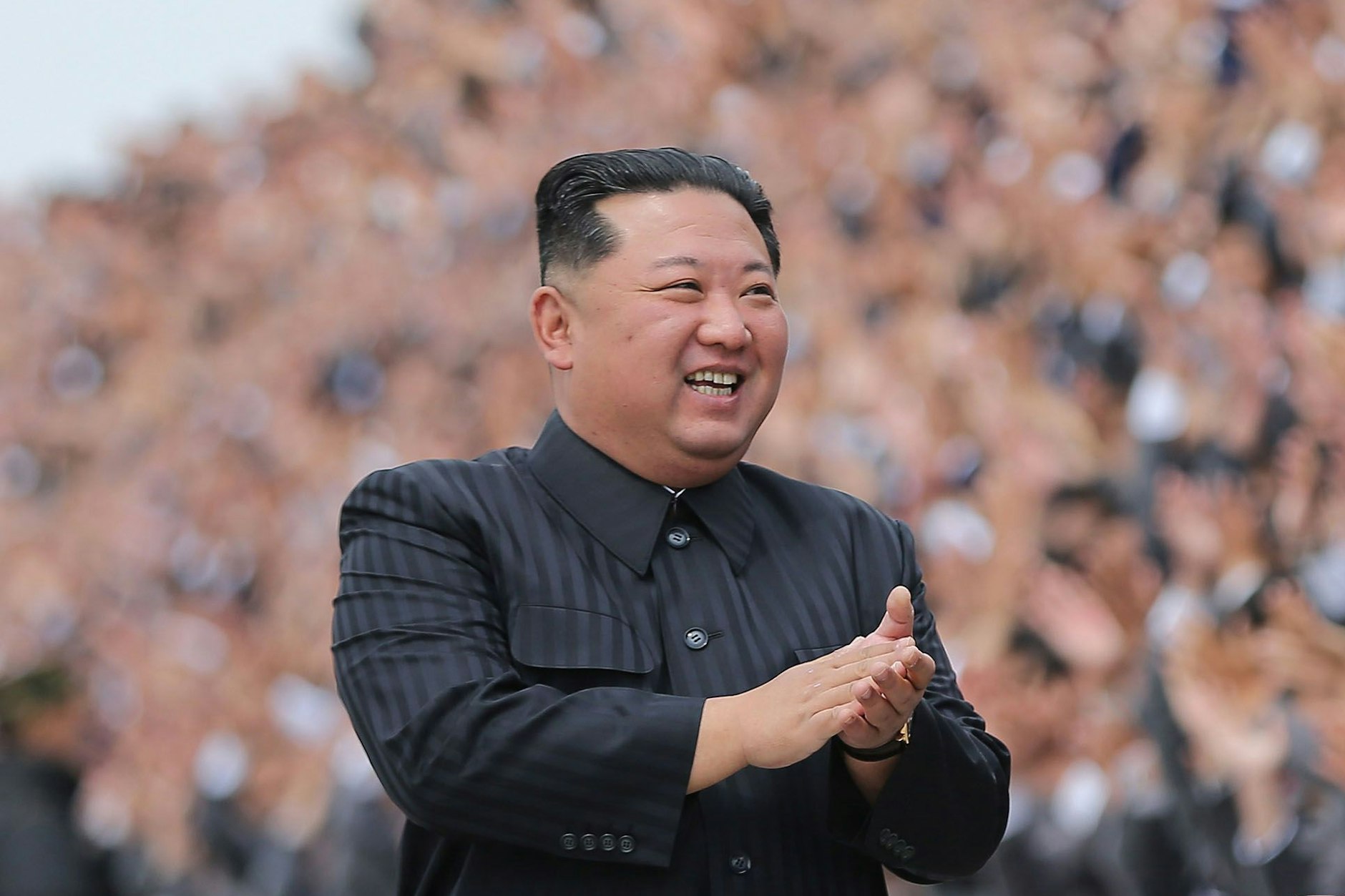 Machthaber Kim Jong Un vor wenigen Tagen in Nordkoreas Hauptstadt Pjöngjang.