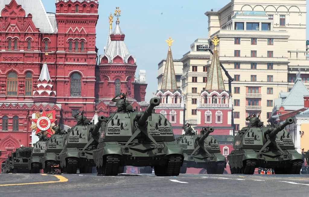 Moskau: Generalprobe vor Siegesparade auf dem Roten Platz
