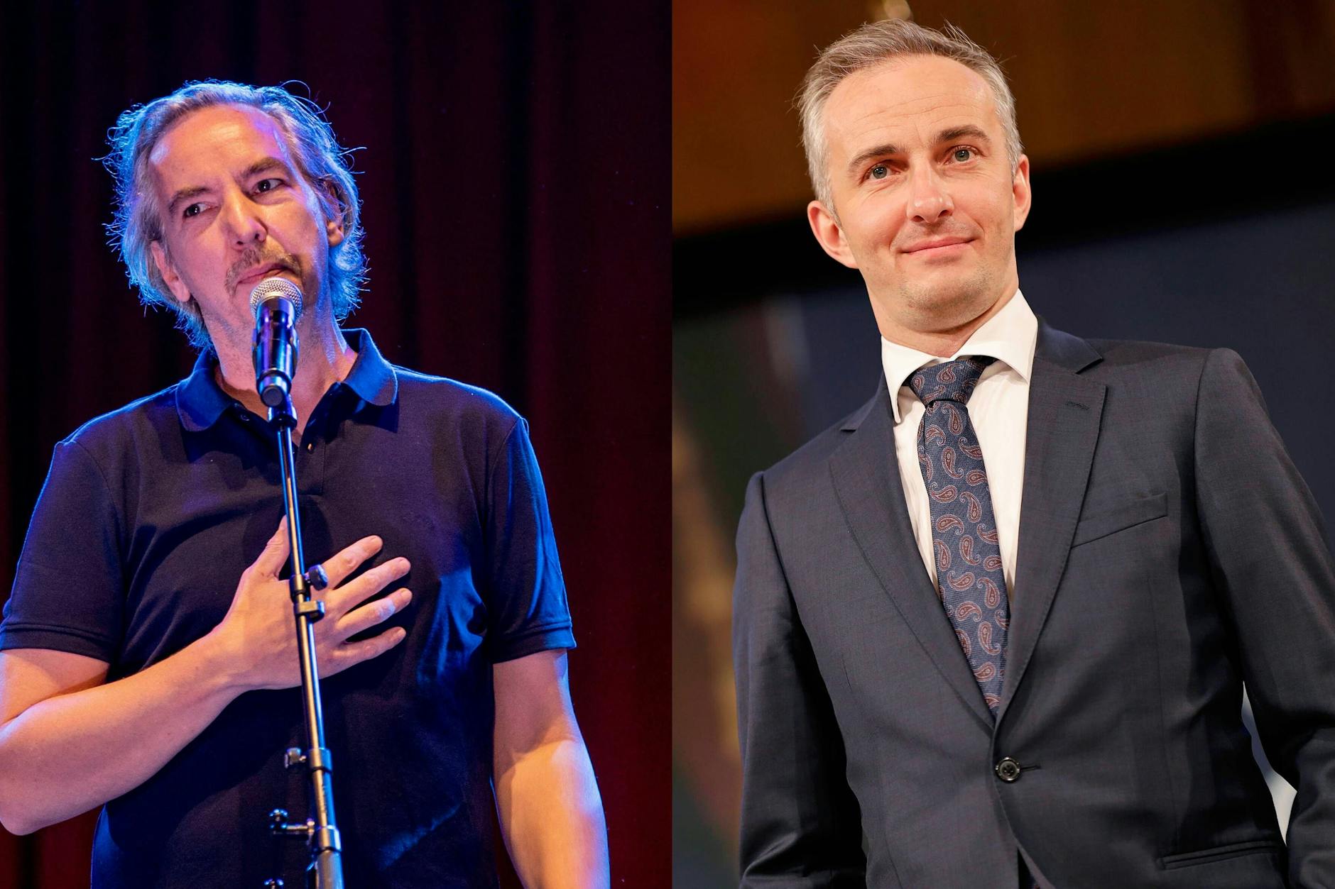 Olli Schulz und Jan Böhmermann betreiben den Podcast Fest & Flauschig