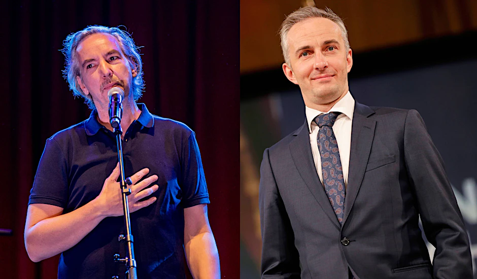 Olli Schulz und Jan Böhmermann betreiben den Podcast Fest & Flauschig