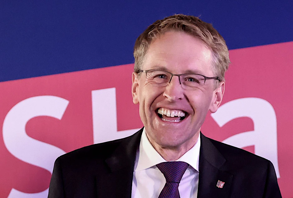 Daniel Günther (CDU), alter und wohl neuer Ministerpräsident von Schleswig-Holstein.