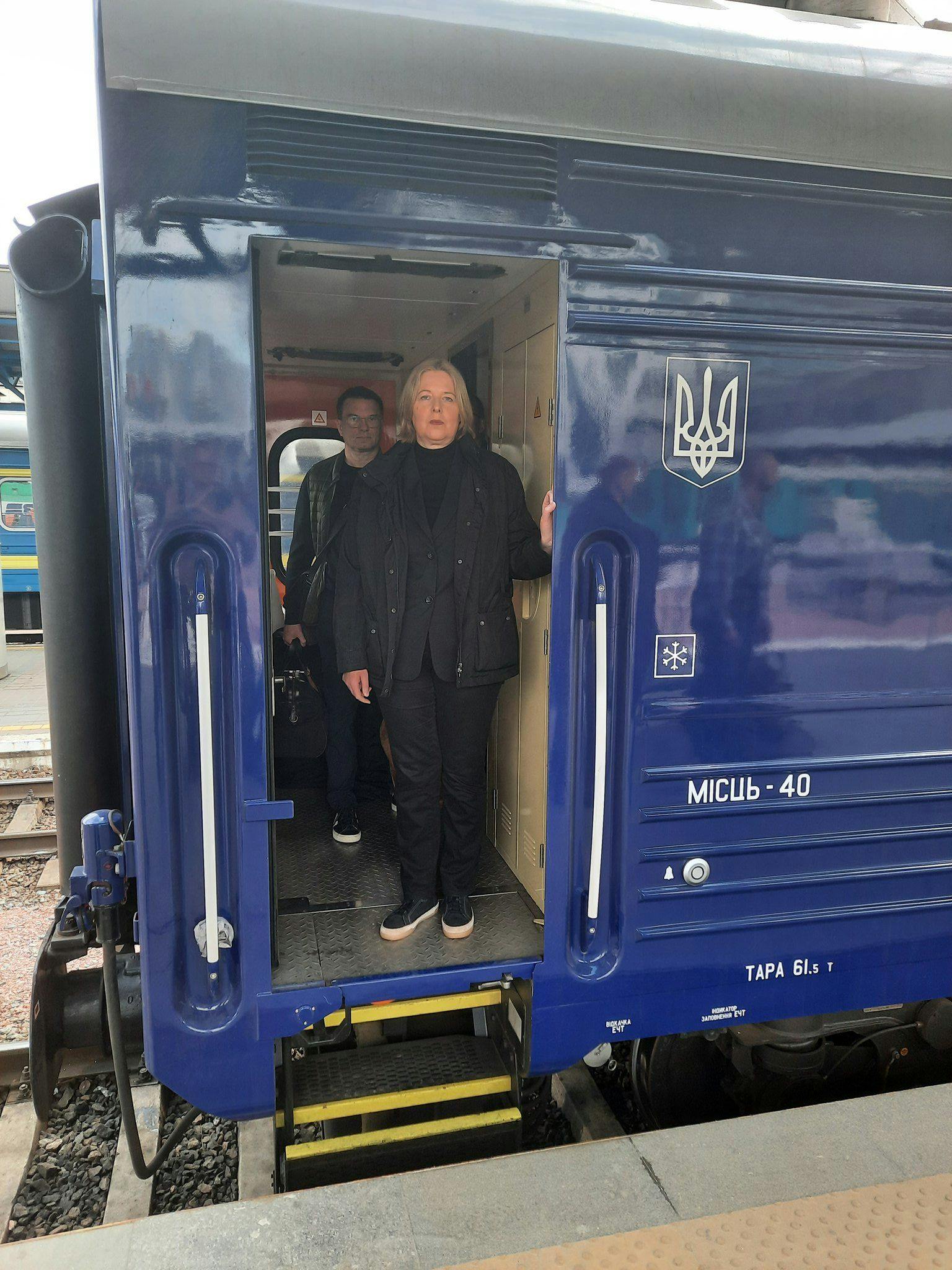 Bärbel Bas reiste mit der Eisenbahn nach Kiew.
