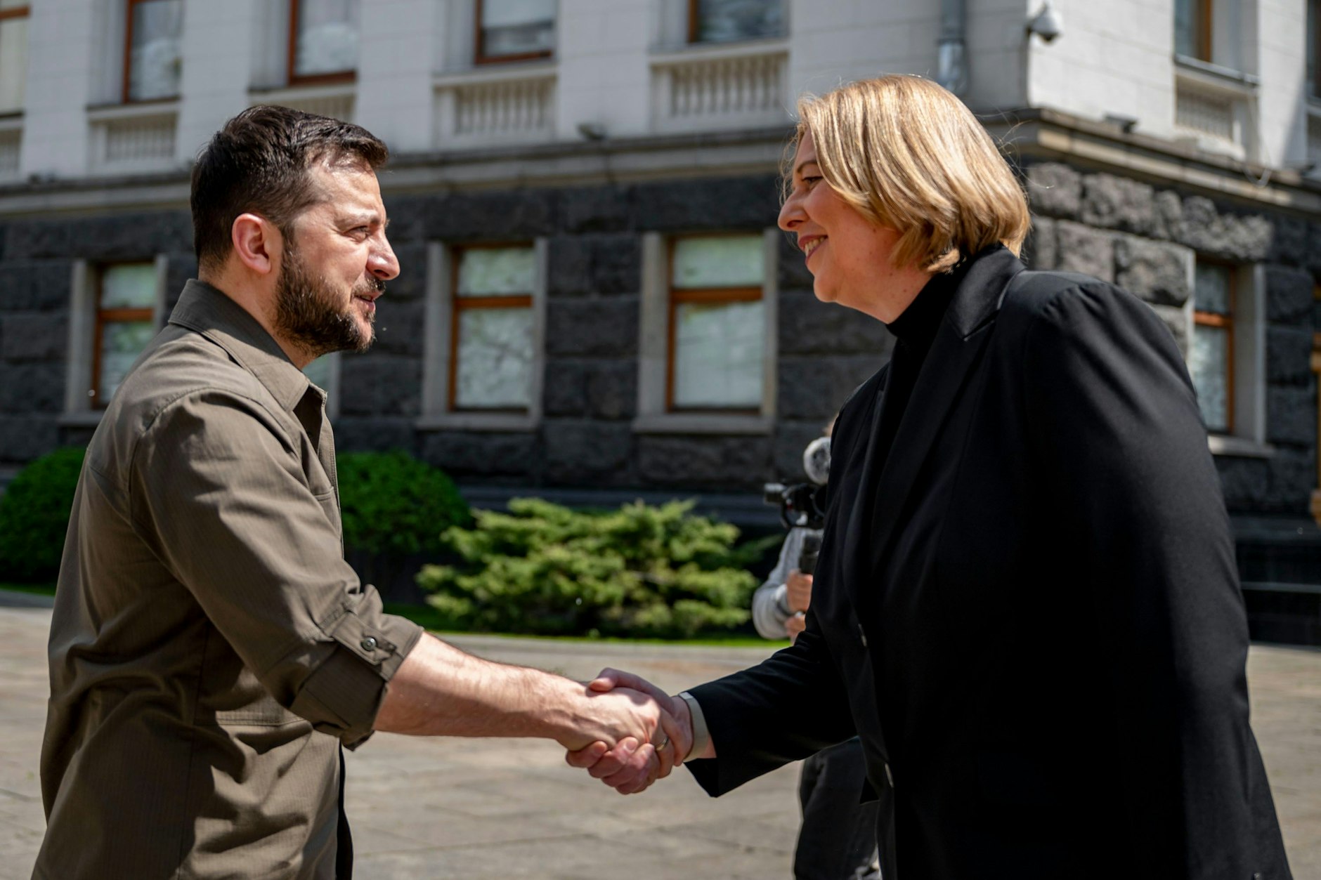 Bundestagspräsidentin Bärbel Bas traf in Kiew den ukrainischen Präsidenten Wolodymyr Selenskyj.