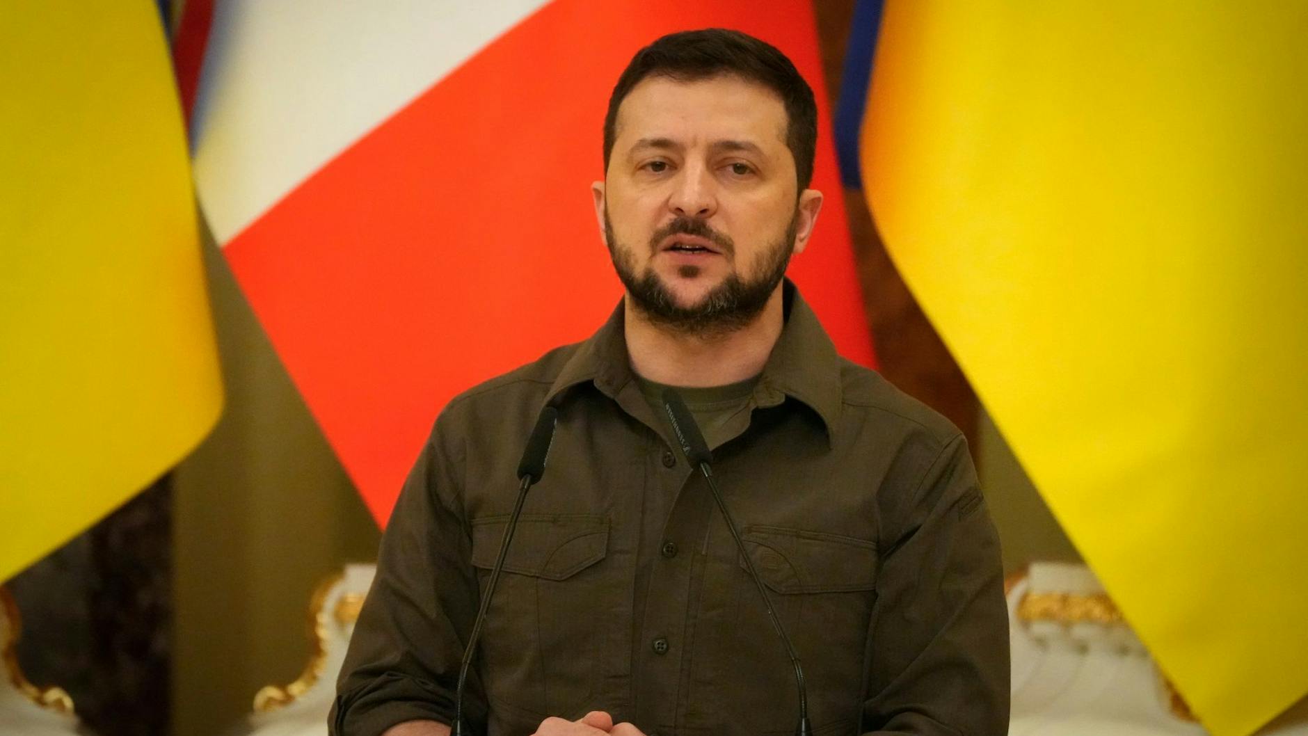 Der ukrainische Präsident Wolodymyr Selenskyj