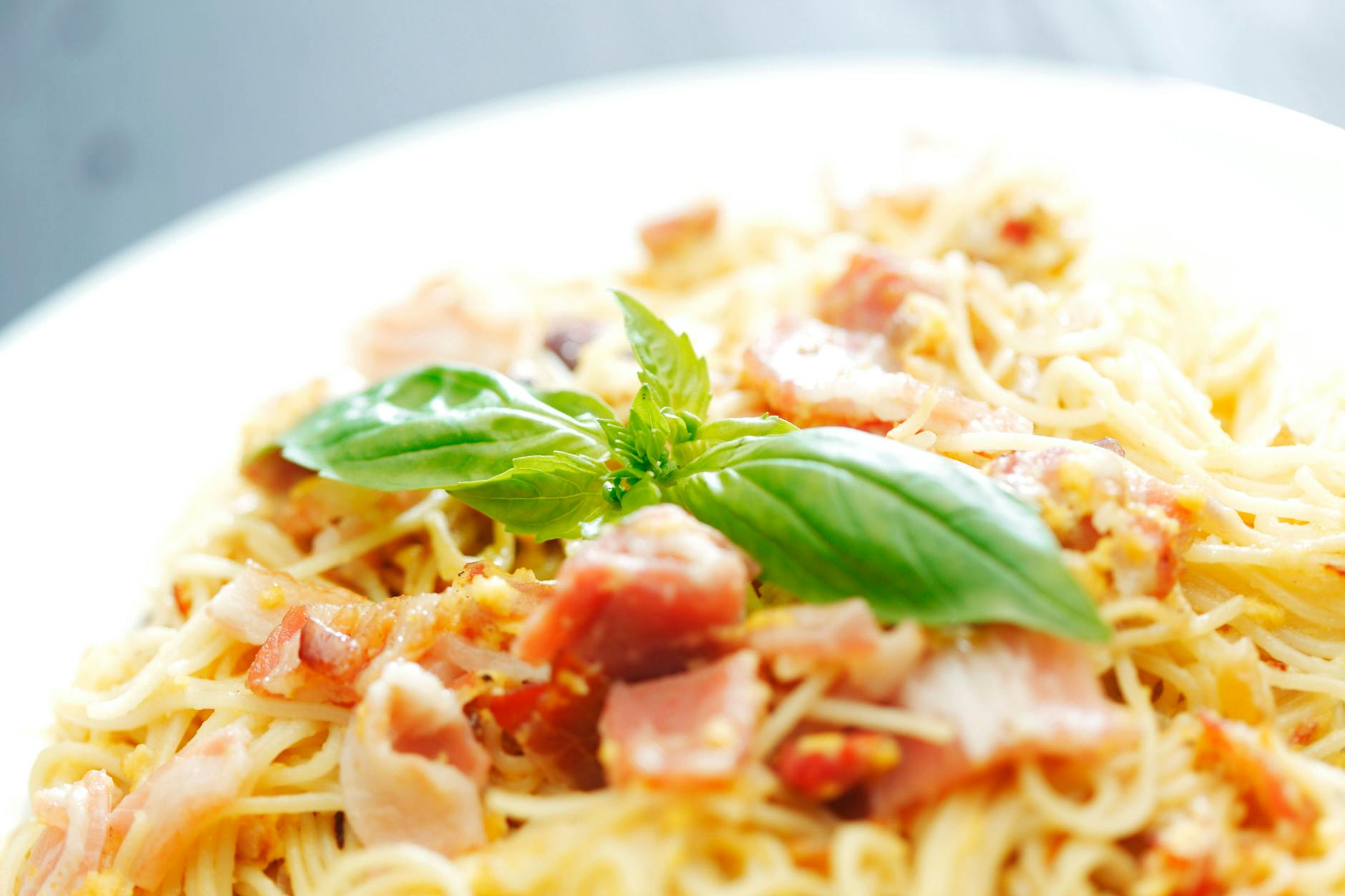 Spaghetti Carbonara - die beliebteste Nudelvariante der Deutschen.