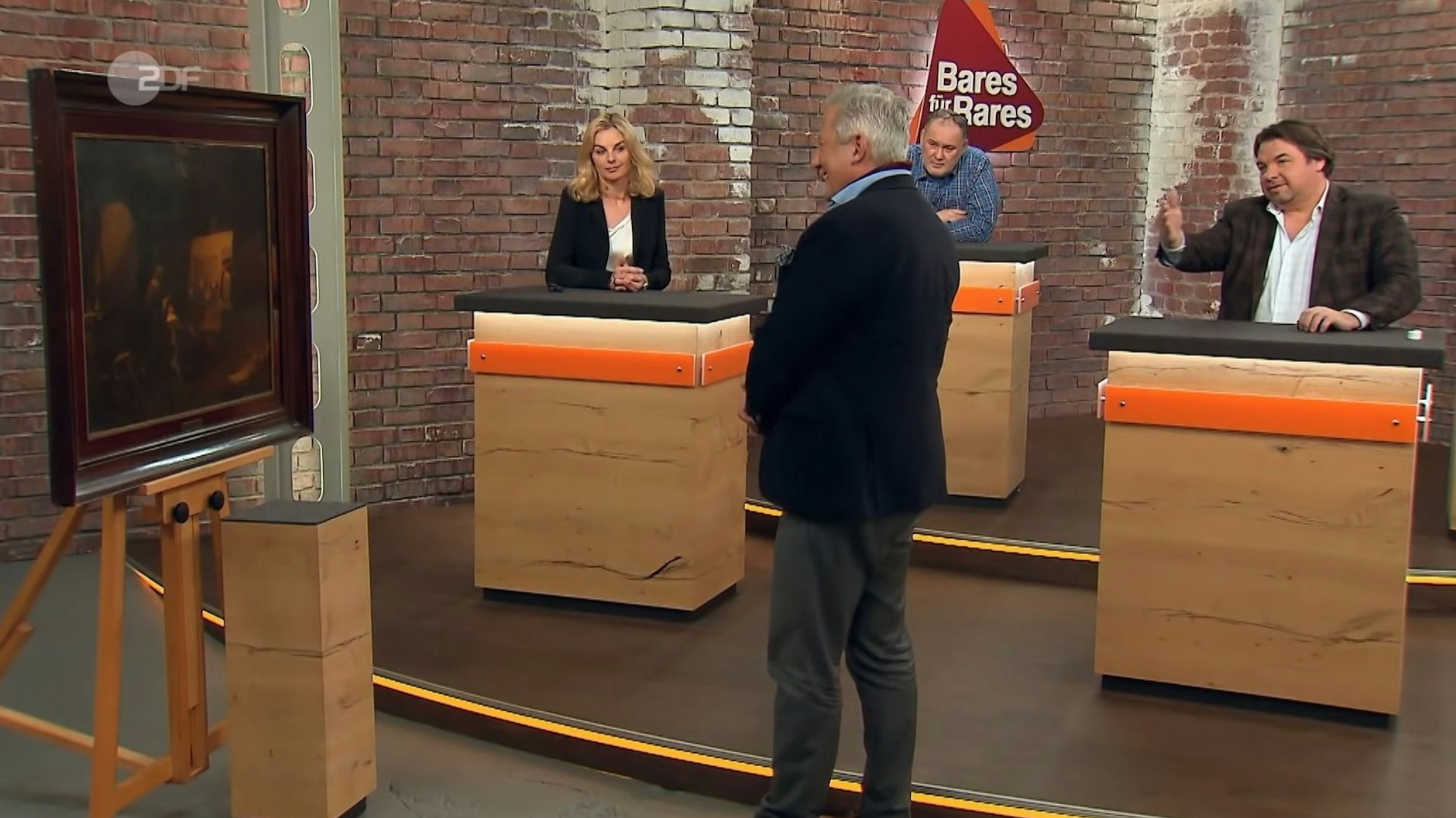 „Bares für Rares“-Händler Markus Wildhagen ist begeistert von dem Gemälde.