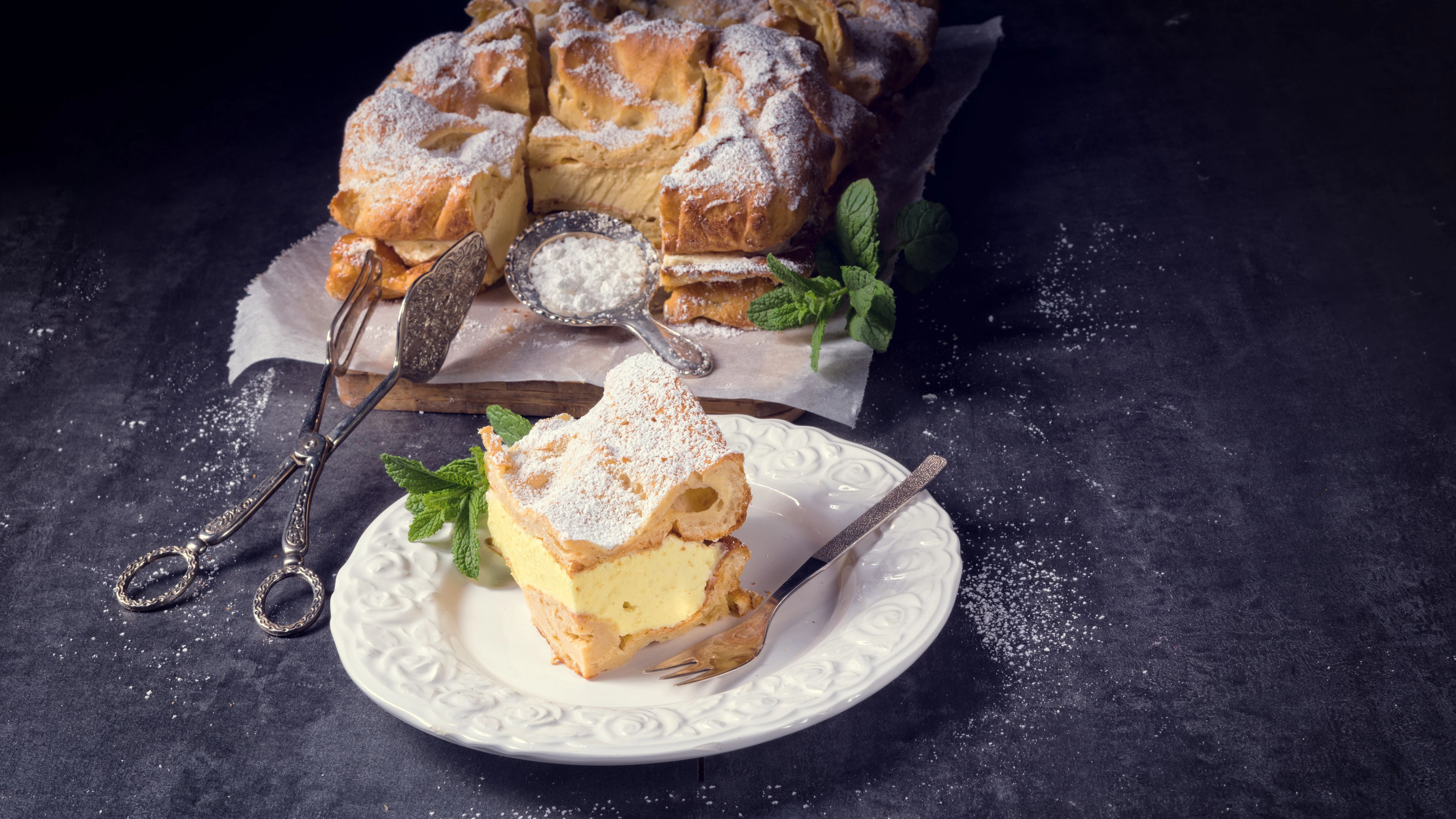 Der Karpatka ist in Polen ein sehr beliebter Kuchen.