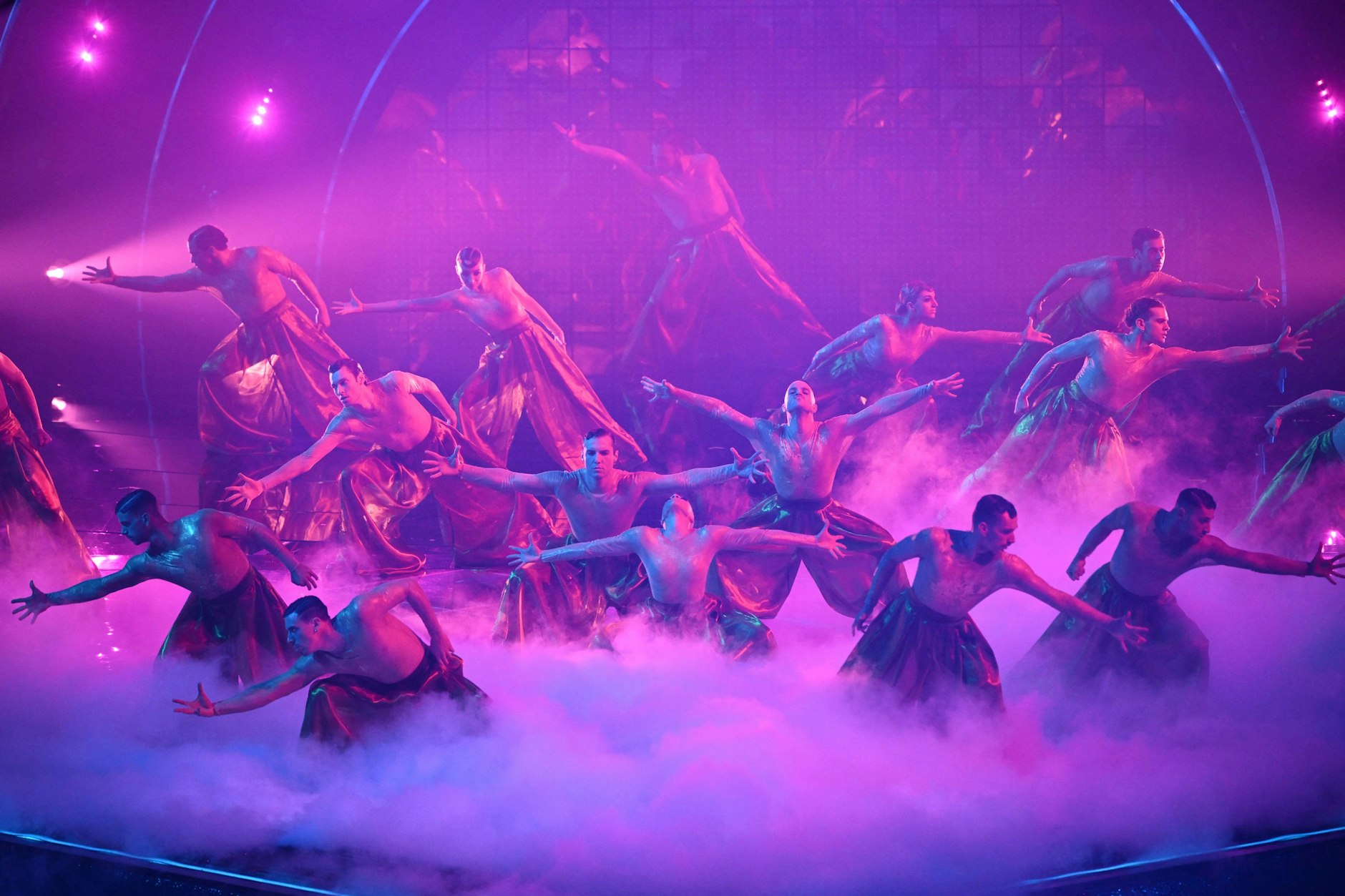 Bombastische Eröffnungsfeier zum ersten Halbfinale des Eurovision Song Contest 2022 in Turin.