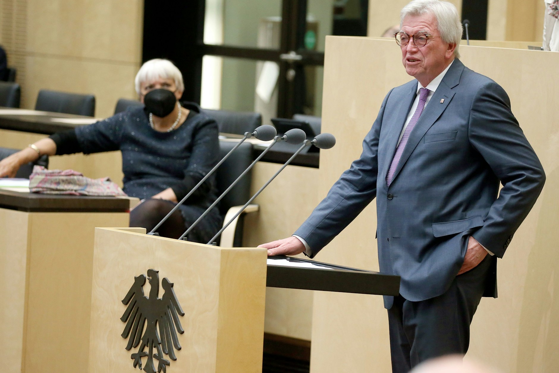 Hessens Ministerpräsident Volker Bouffier (CDU) fasste die Kritik der Bundesländer an den Finanzierungsplänen des Bundes zusammen.