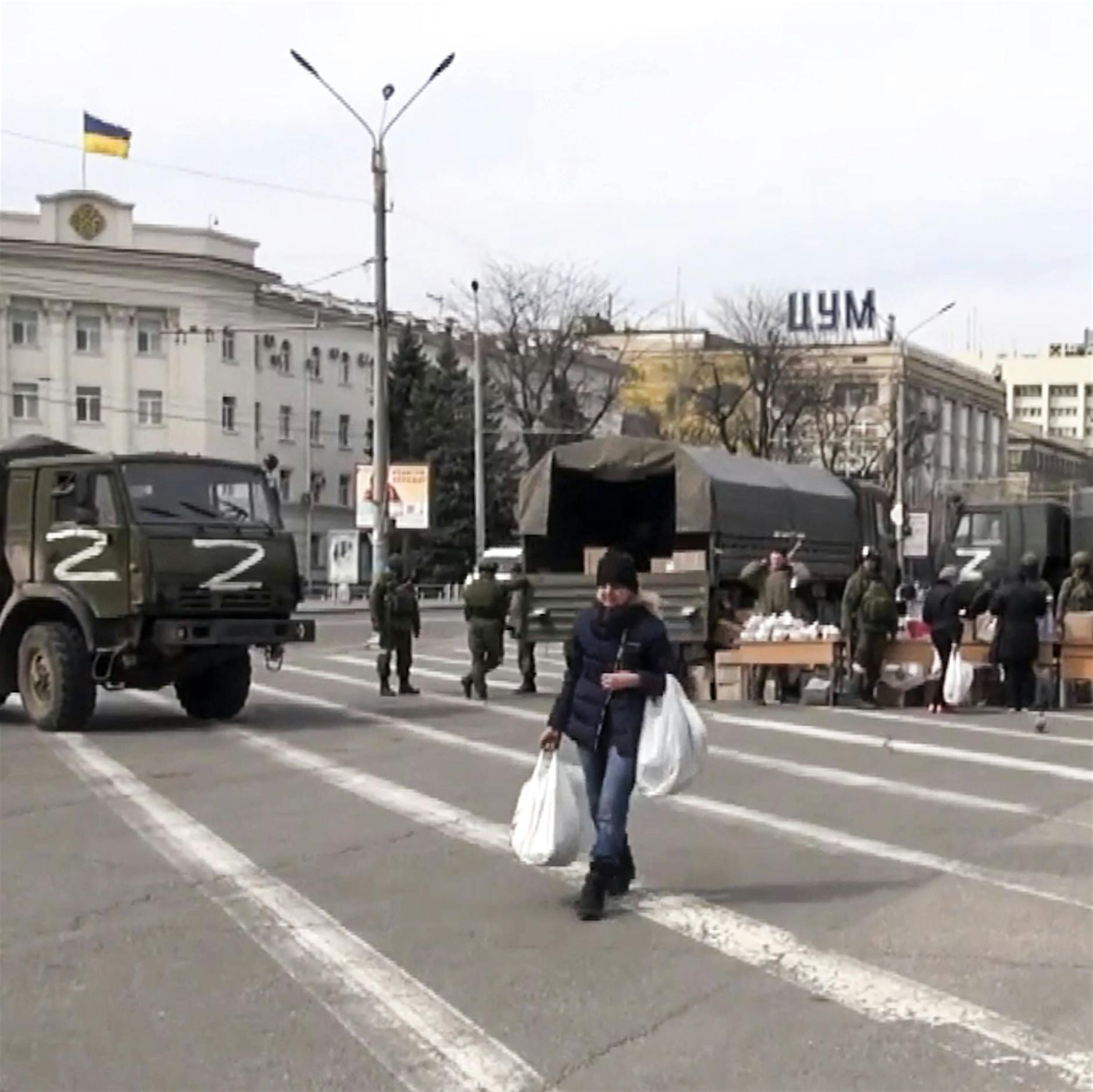 Prorussische Behörden bitten Kreml um Annexion von Cherson