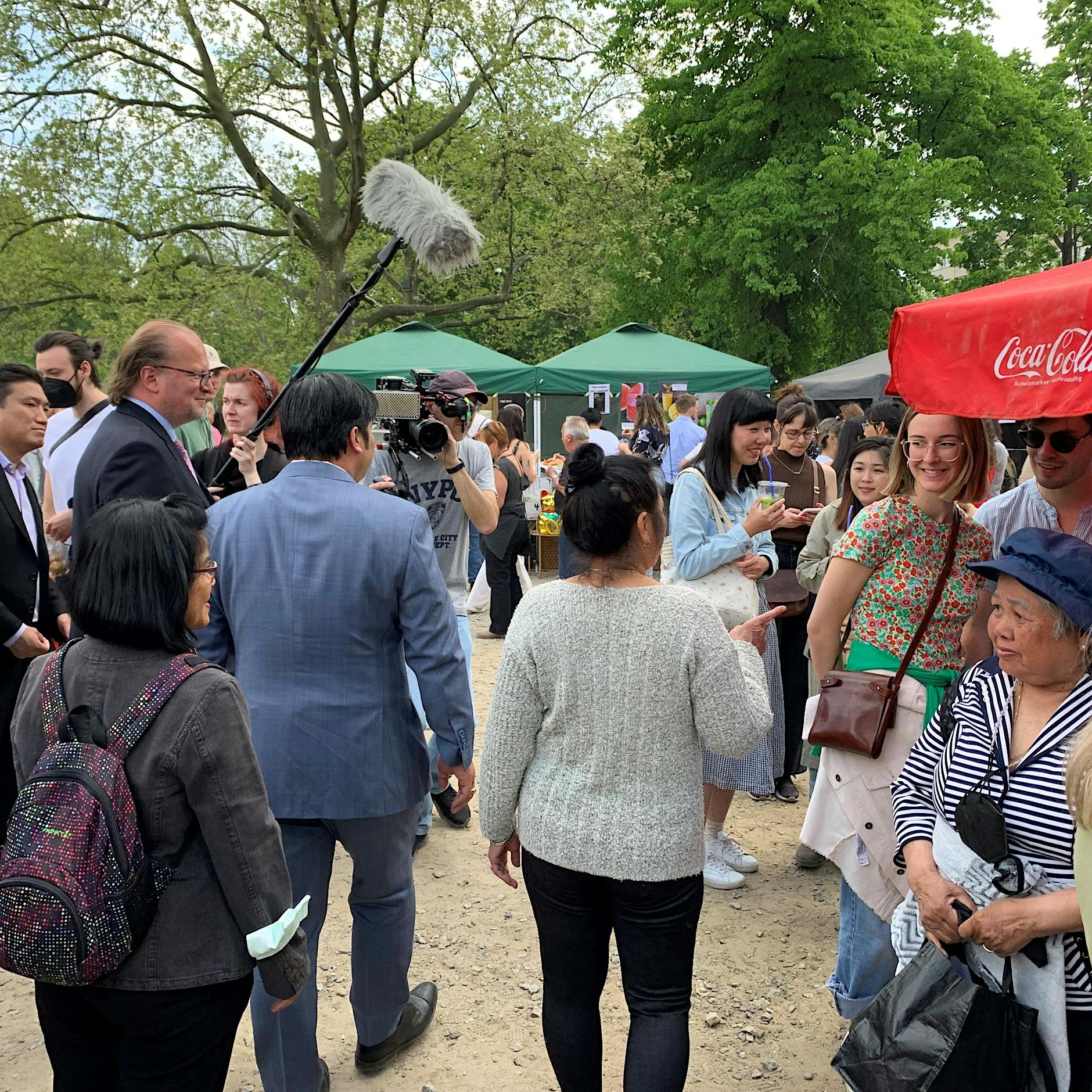 Preußenpark in Wilmersdorf: Wie ein thailändischer Prinz den Markt besucht