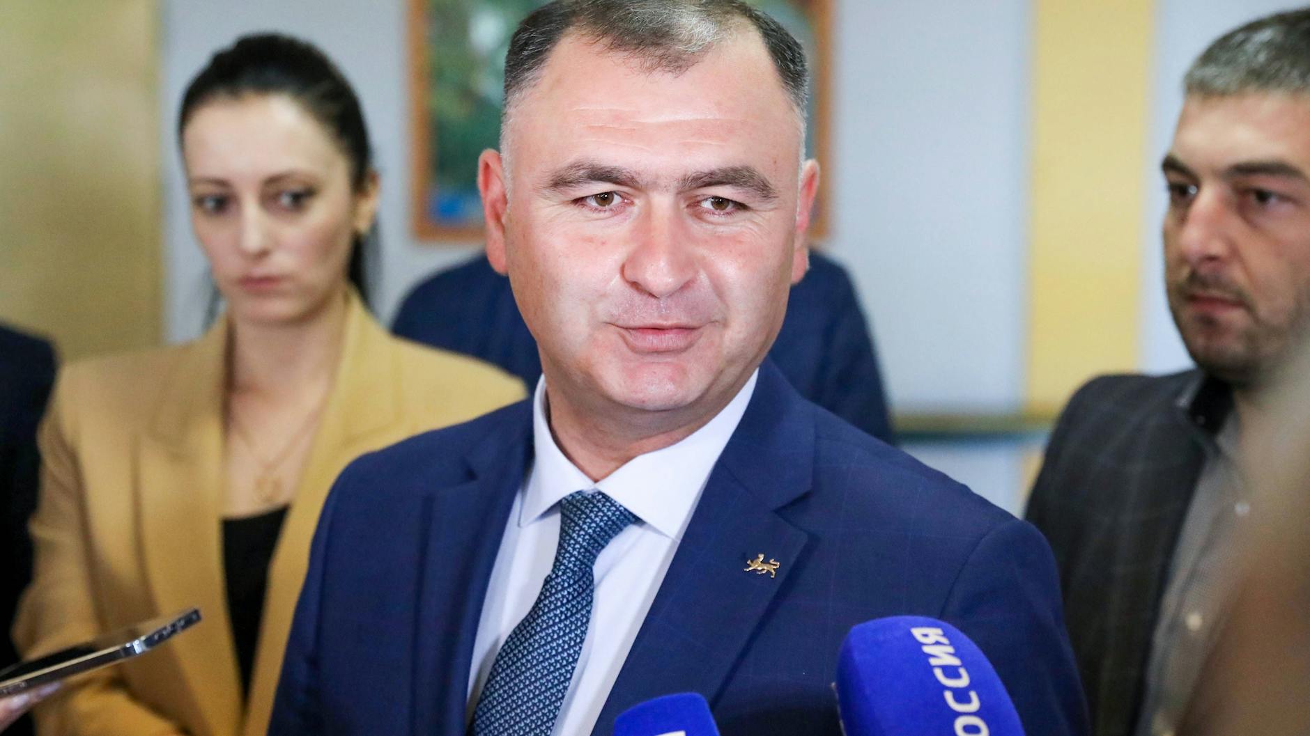 Der Präsident der Region Südossetien in Georgien.