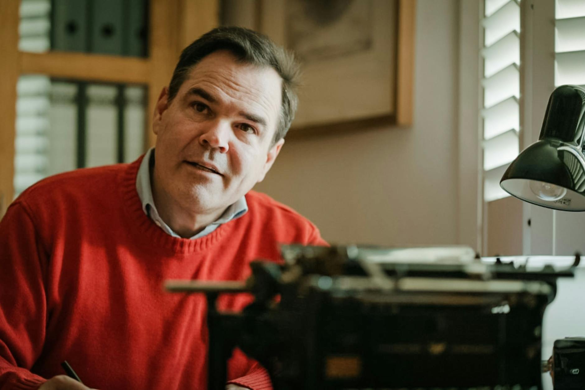 Der Schriftsteller Uwe Tellkamp in einer Szene der Dokumentation „Der Fall Tellkamp. Streit um die Meinungsfreiheit“.