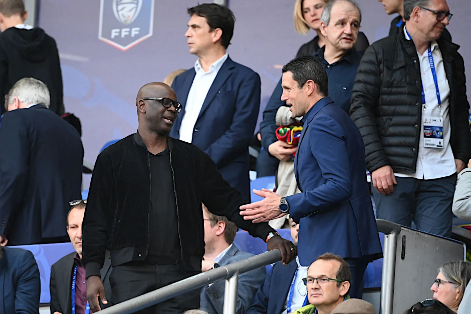 Ex-Fußball-Profi Lilian Thuram (li.)