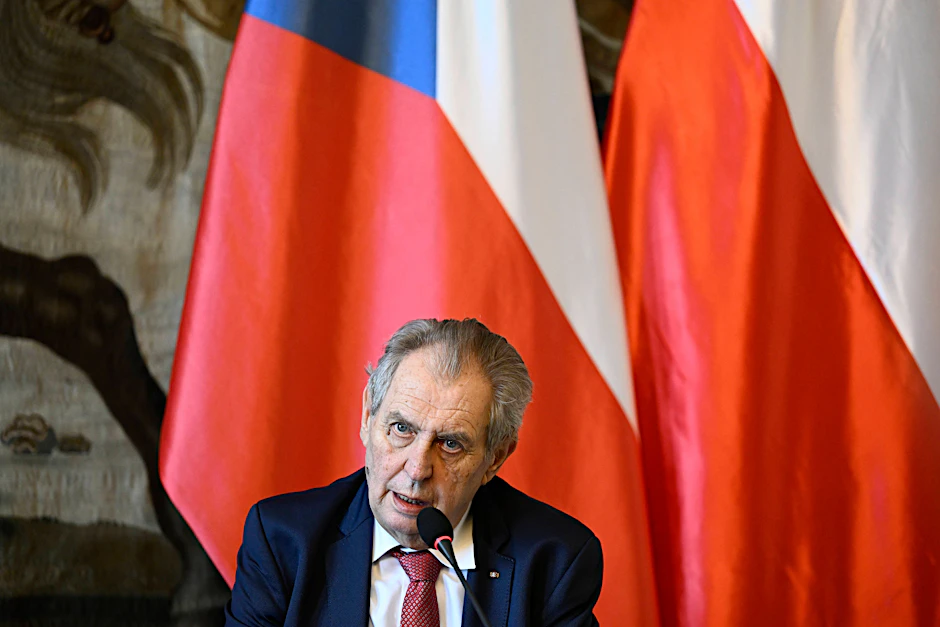 Tschechiens Präsident Milos Zeman