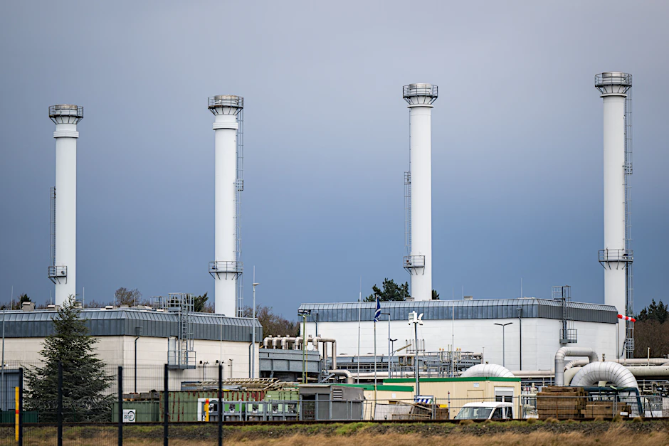 Der Erdgasspeicher Rehden (Niedersachsen) der Gazprom-Germania-Tochter Astora ist nahezu leer. Russland will verhindern, dass er mit russischem Gas gefüllt wird.