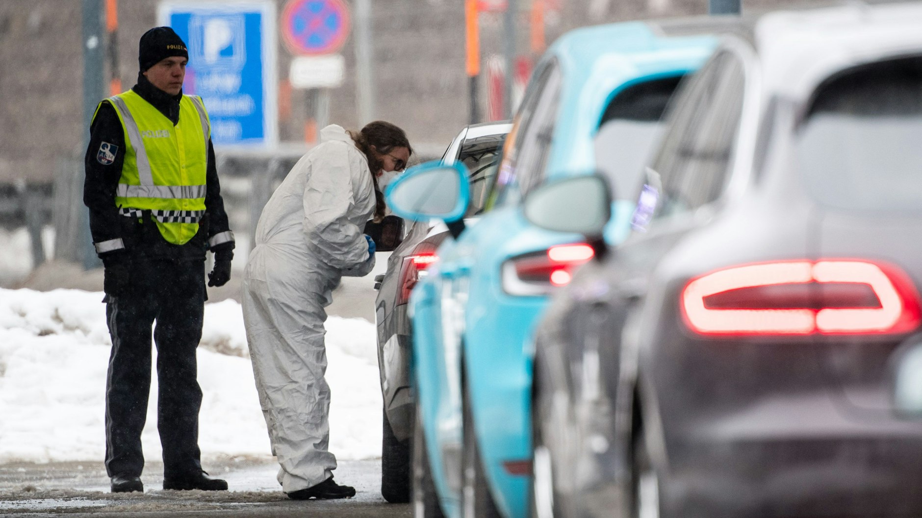 An der Grenze zu Österreich werden keine Impfnachweise und Testzertifikate mehr kontrolliert.