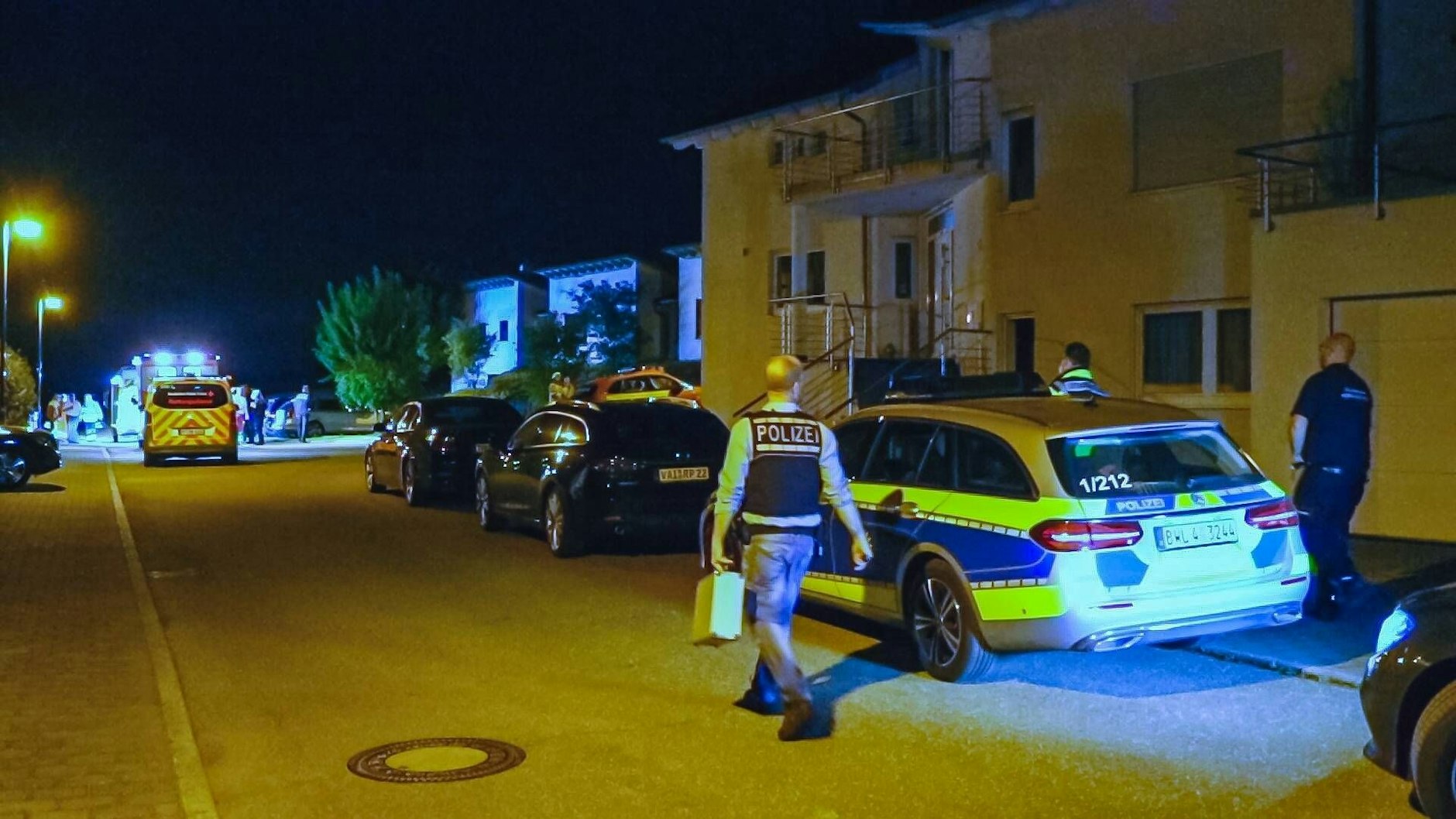 Spurensicherung: Die Polizei geht von einer Familien-Tragödie aus.